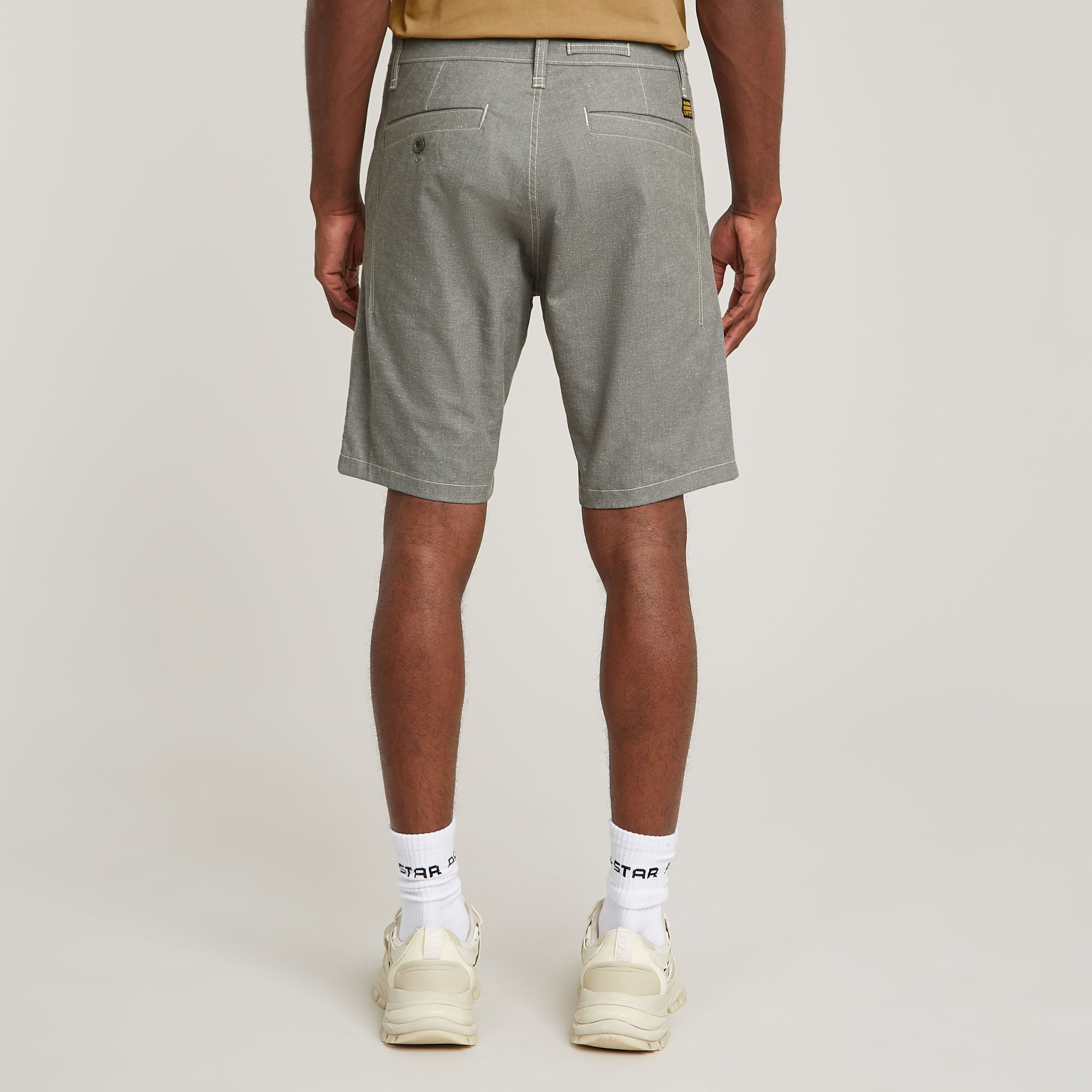 G-Star Raw - Bronson 3.0 Slim Chino Short - GS Grey/Milk Dobby