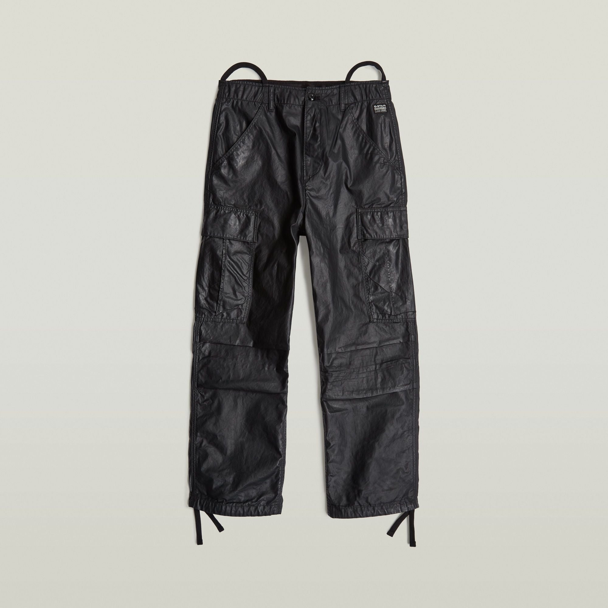 G-Star Raw - Cargo Cropped Drawcord Pant - Dark Black Cobler