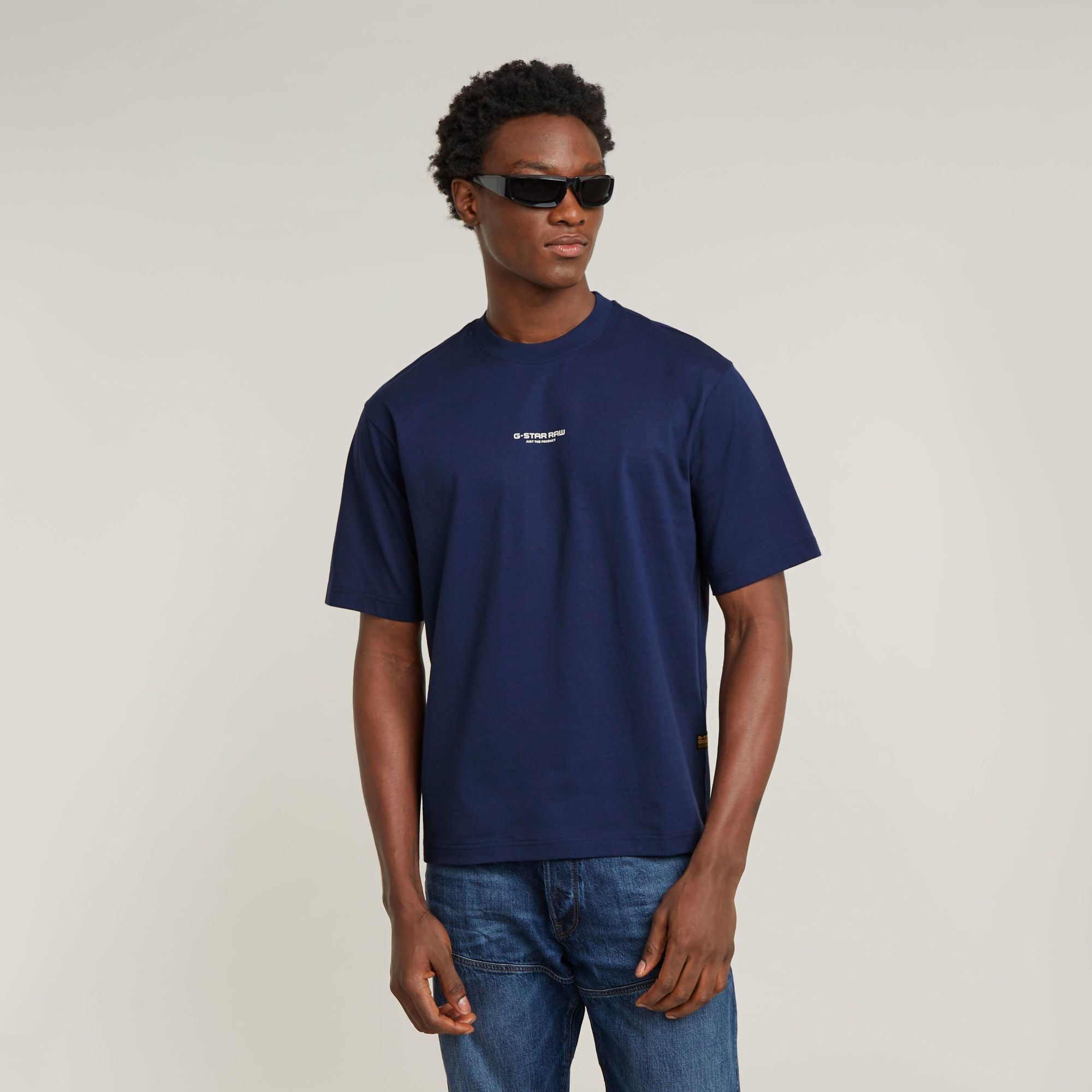 G-Star Raw - Center Chest Boxy Tee - Imperial Blue