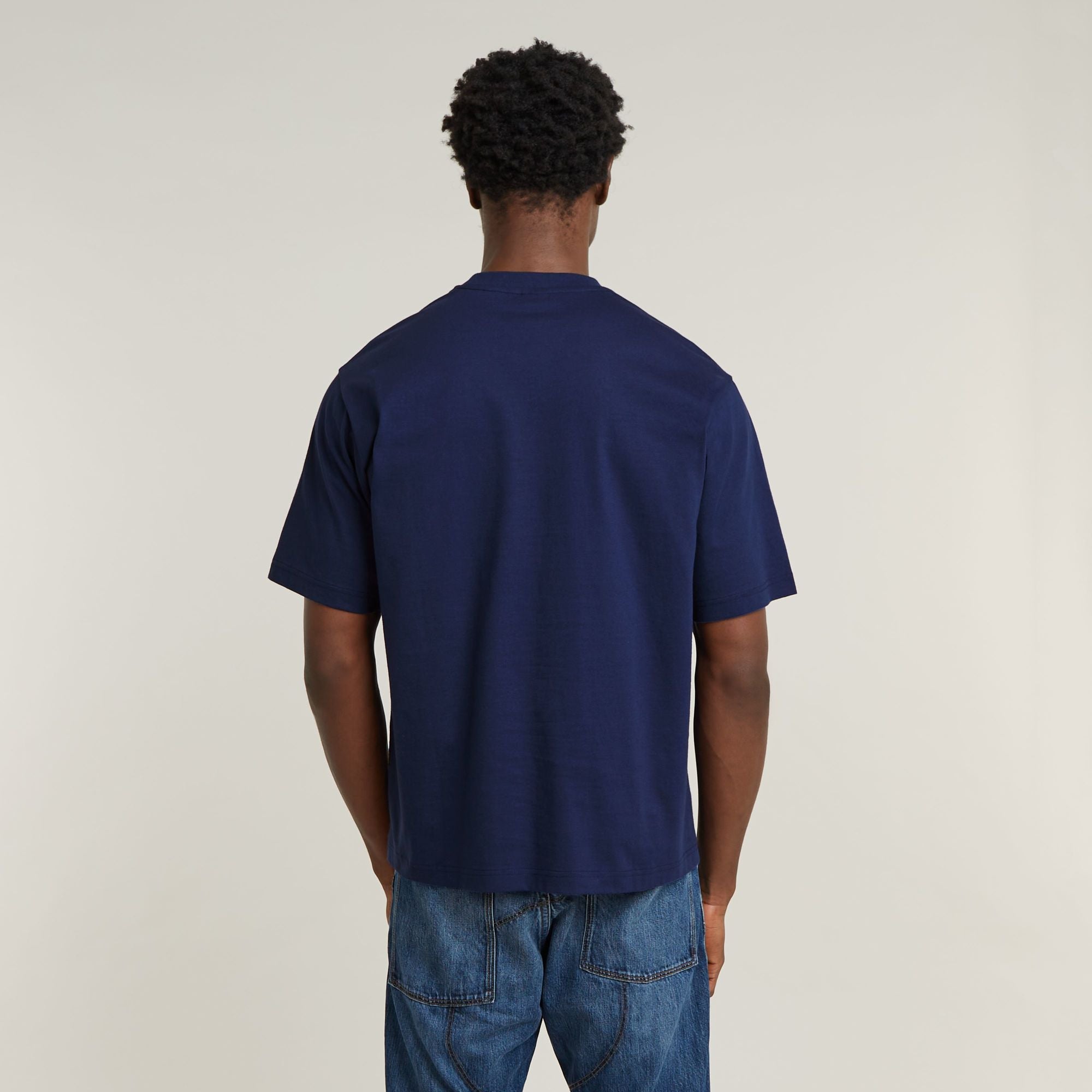 G-Star Raw - Center Chest Boxy Tee - Imperial Blue