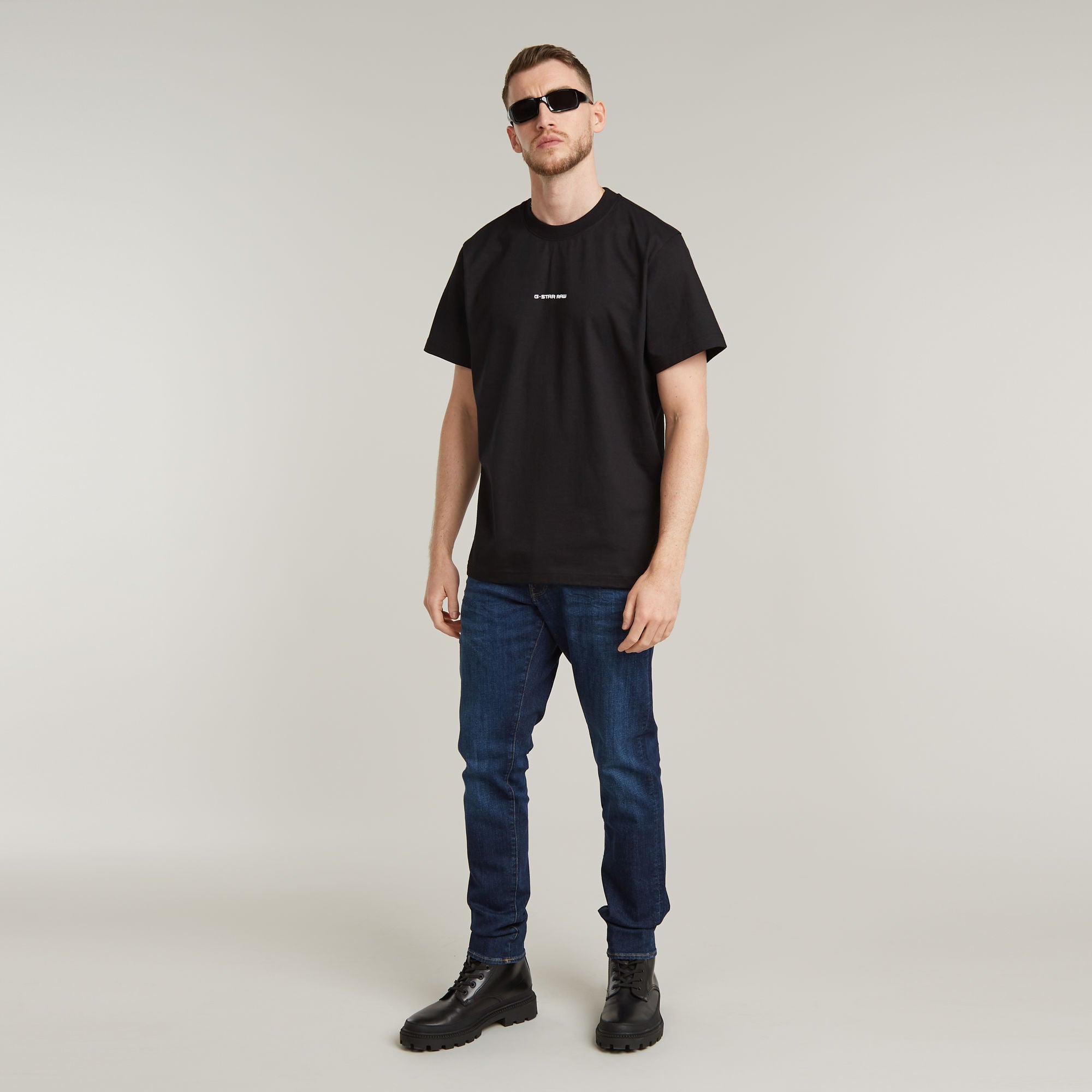 G-Star Raw - Center Chest Logo Loose Tee - Dark Black