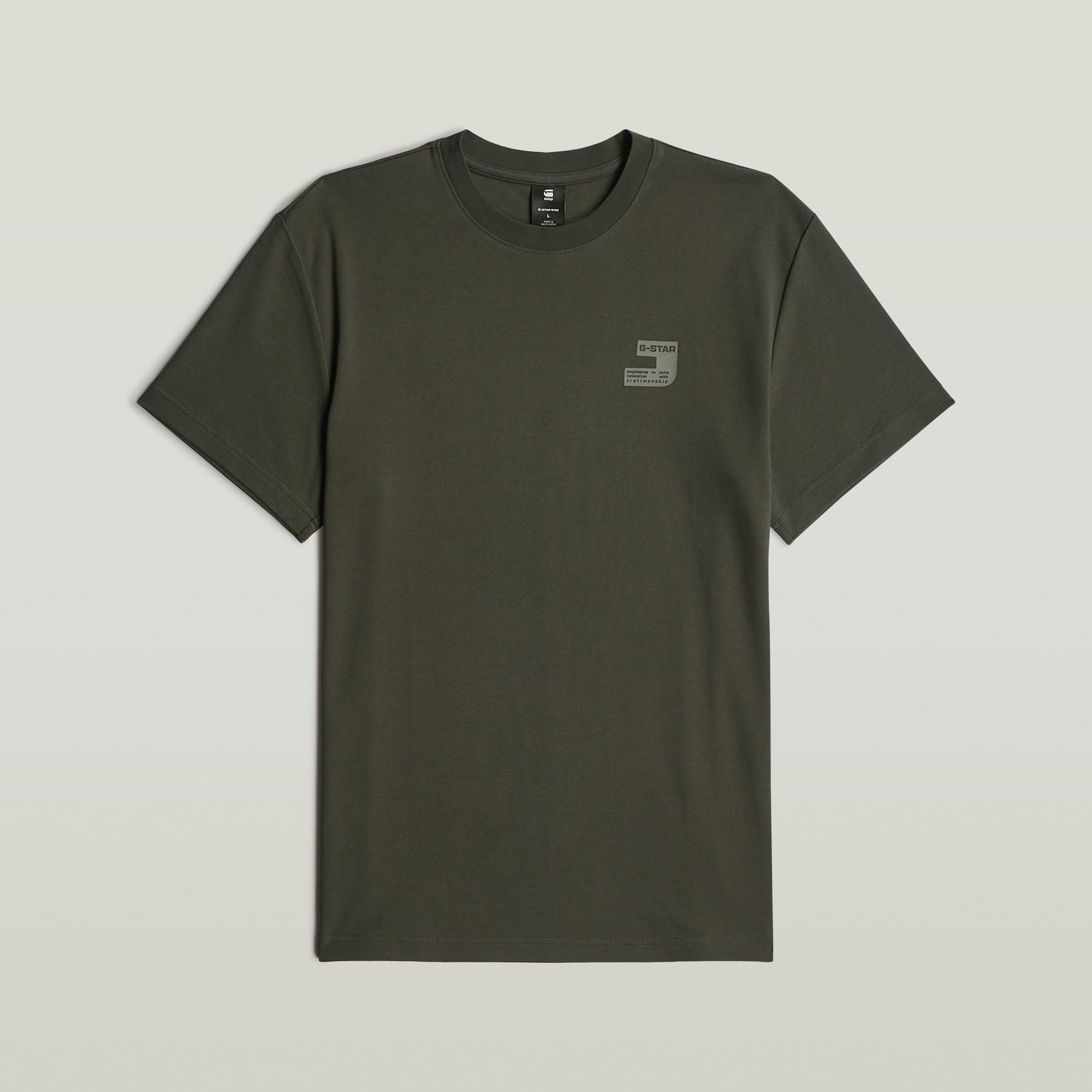 G-Star Raw - Chest Logo R Tee - Asfalt