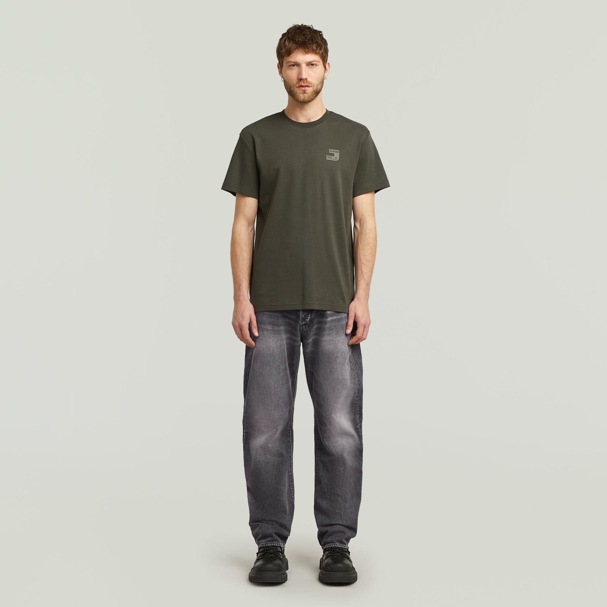 G-Star Raw - Chest Logo R Tee - Asfalt