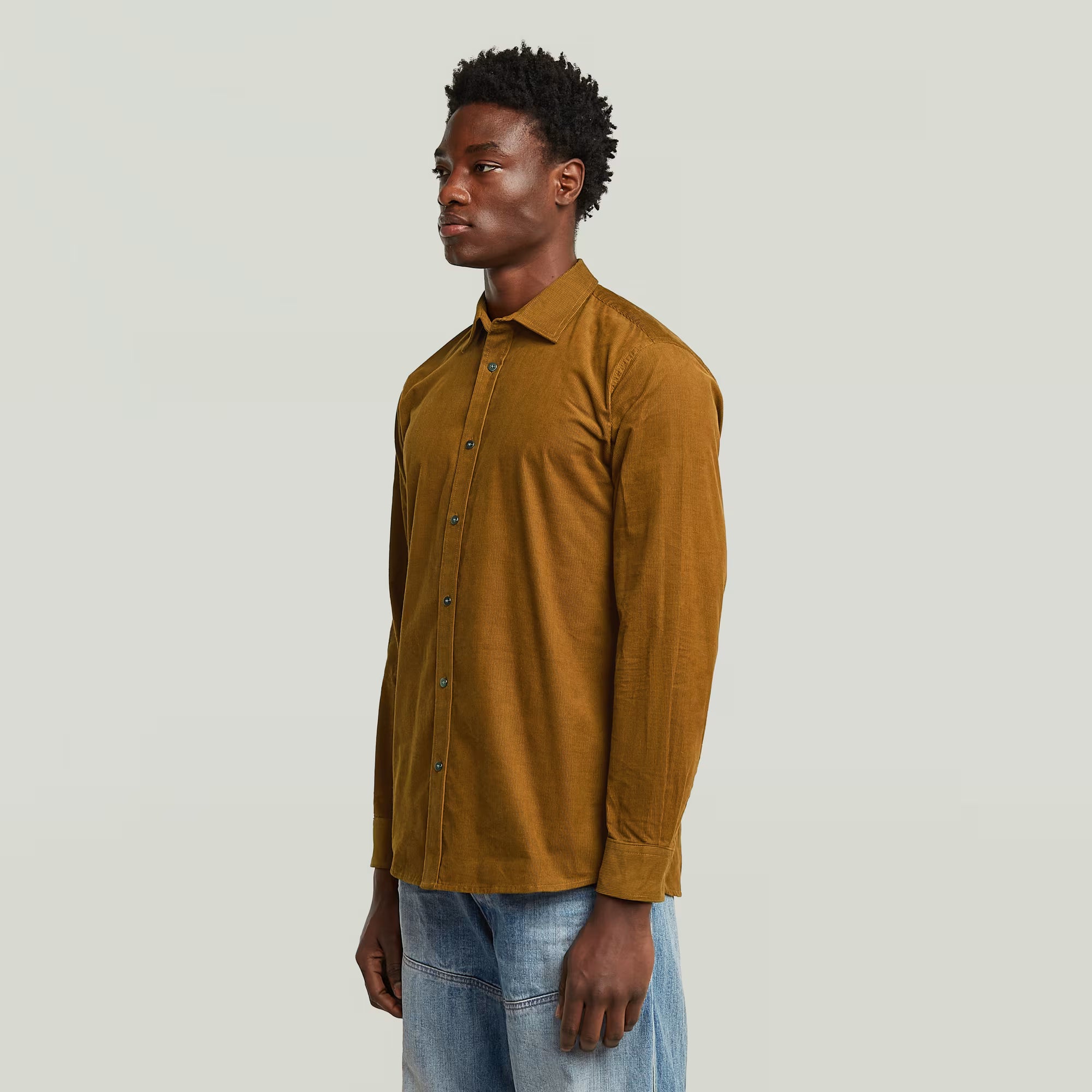 G-Star Raw - Clean Regular LS Shirt - Oxide Ocre
