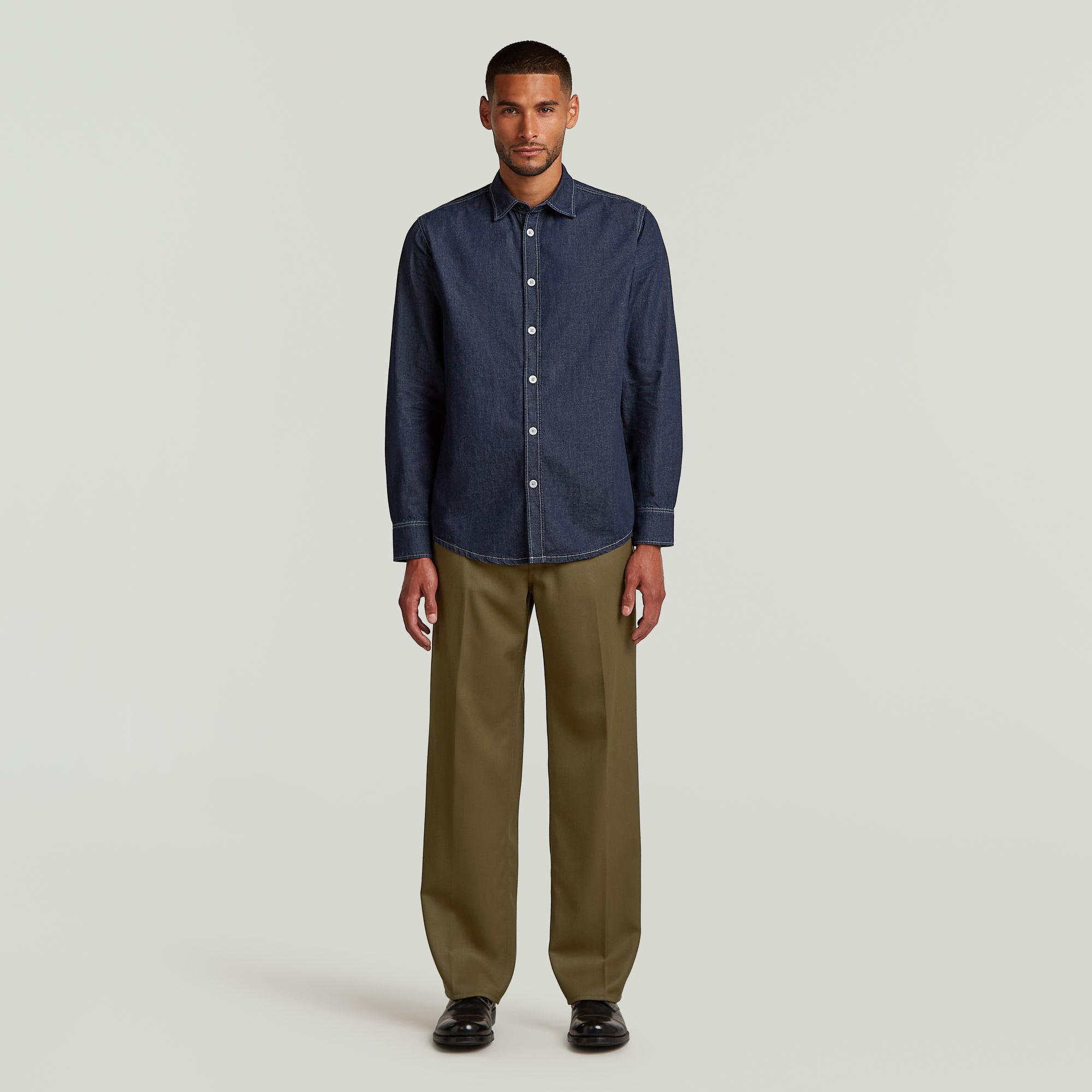 G-Star Raw - Clean Slim LS Shirt - Rinsed