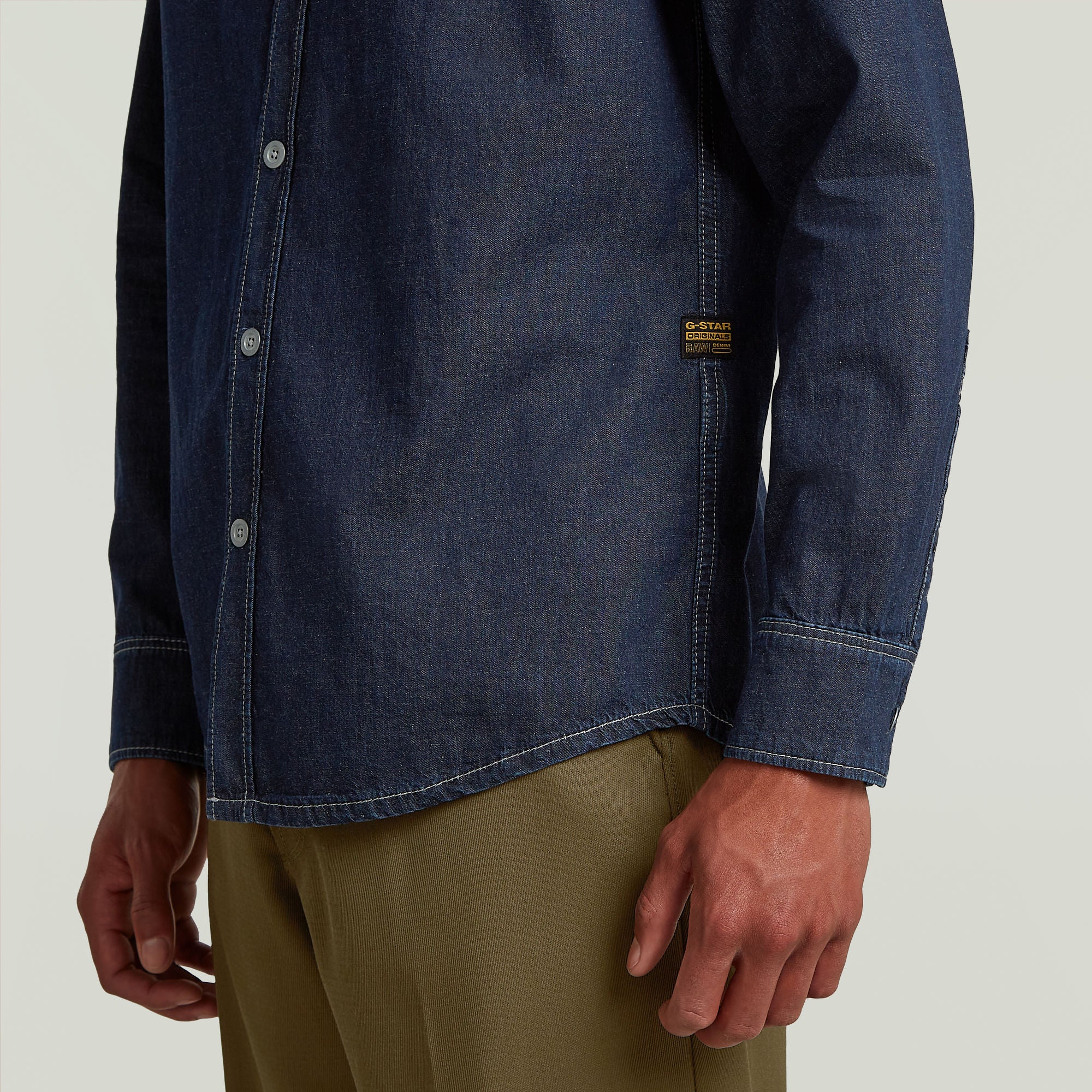 G-Star Raw - Clean Slim LS Shirt - Rinsed