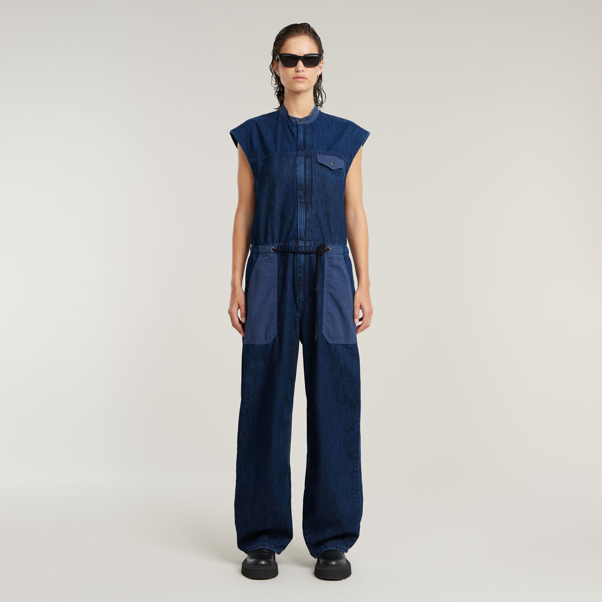 送料込★G-Star★ロンパース Dungaree Dungaree Dress | Dark blue | G-STAR® AU