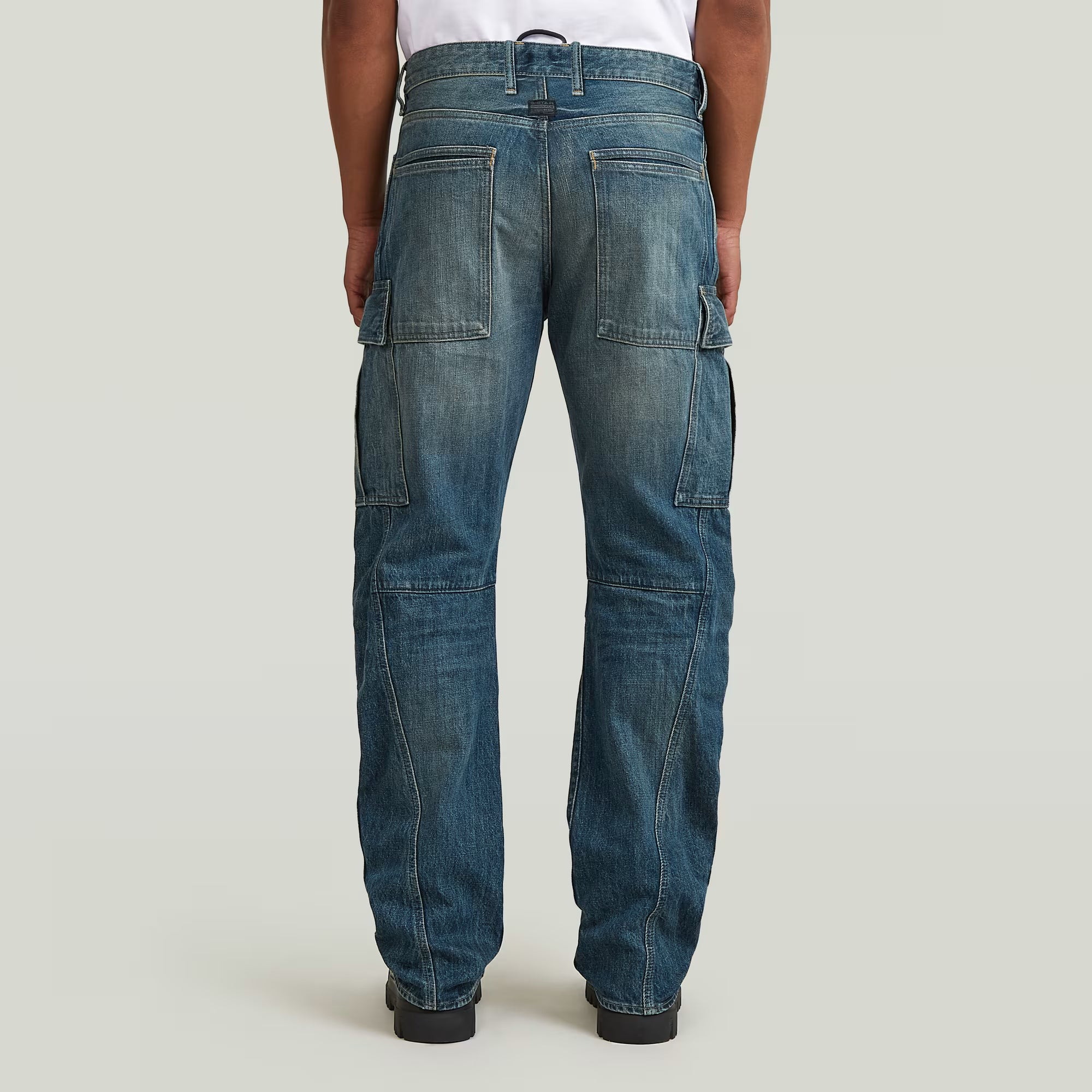 G-Star Raw - Contor 3D Regular Cargo Jean - Antique Faded Blueschist
