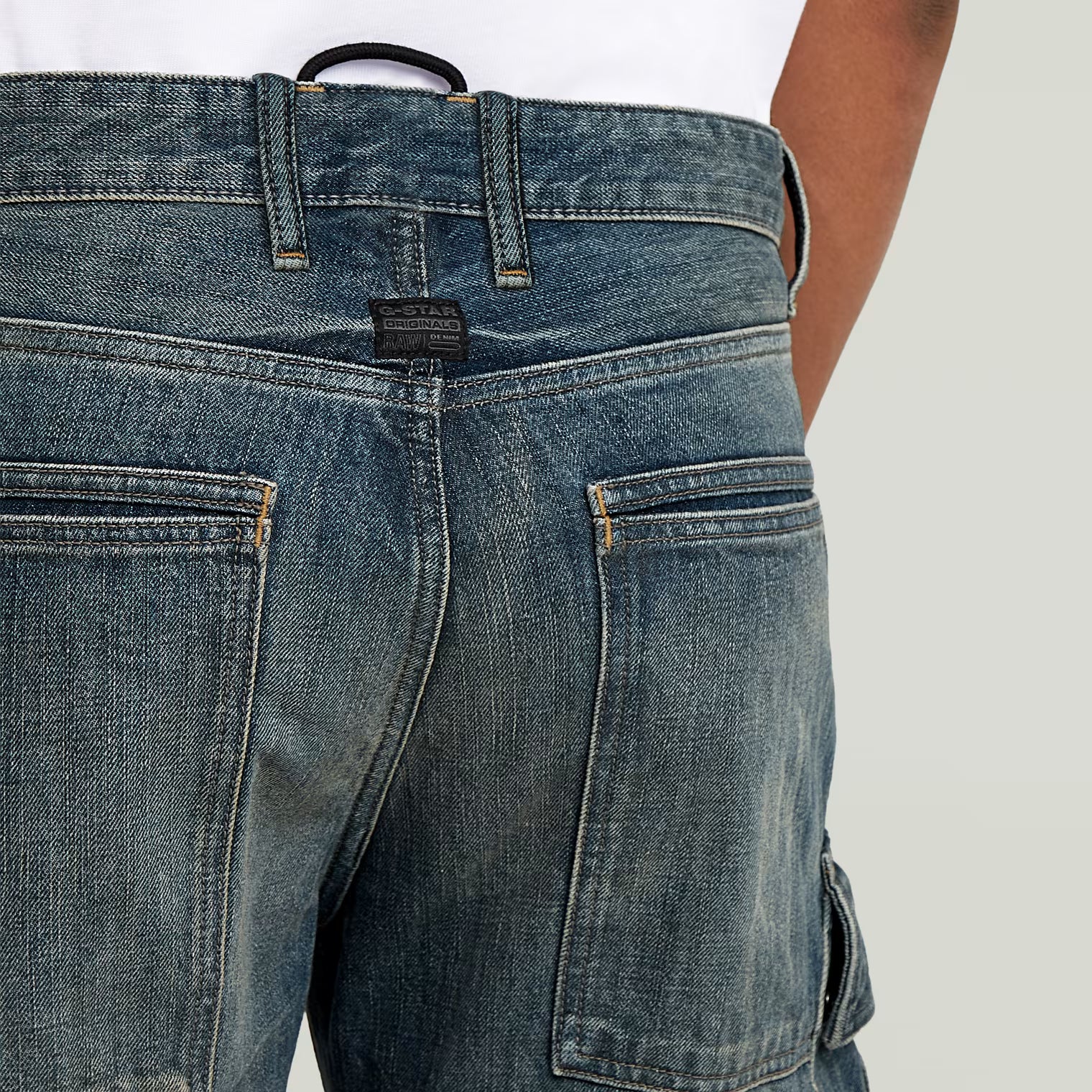 G-Star Raw - Contor 3D Regular Cargo Jean - Antique Faded Blueschist