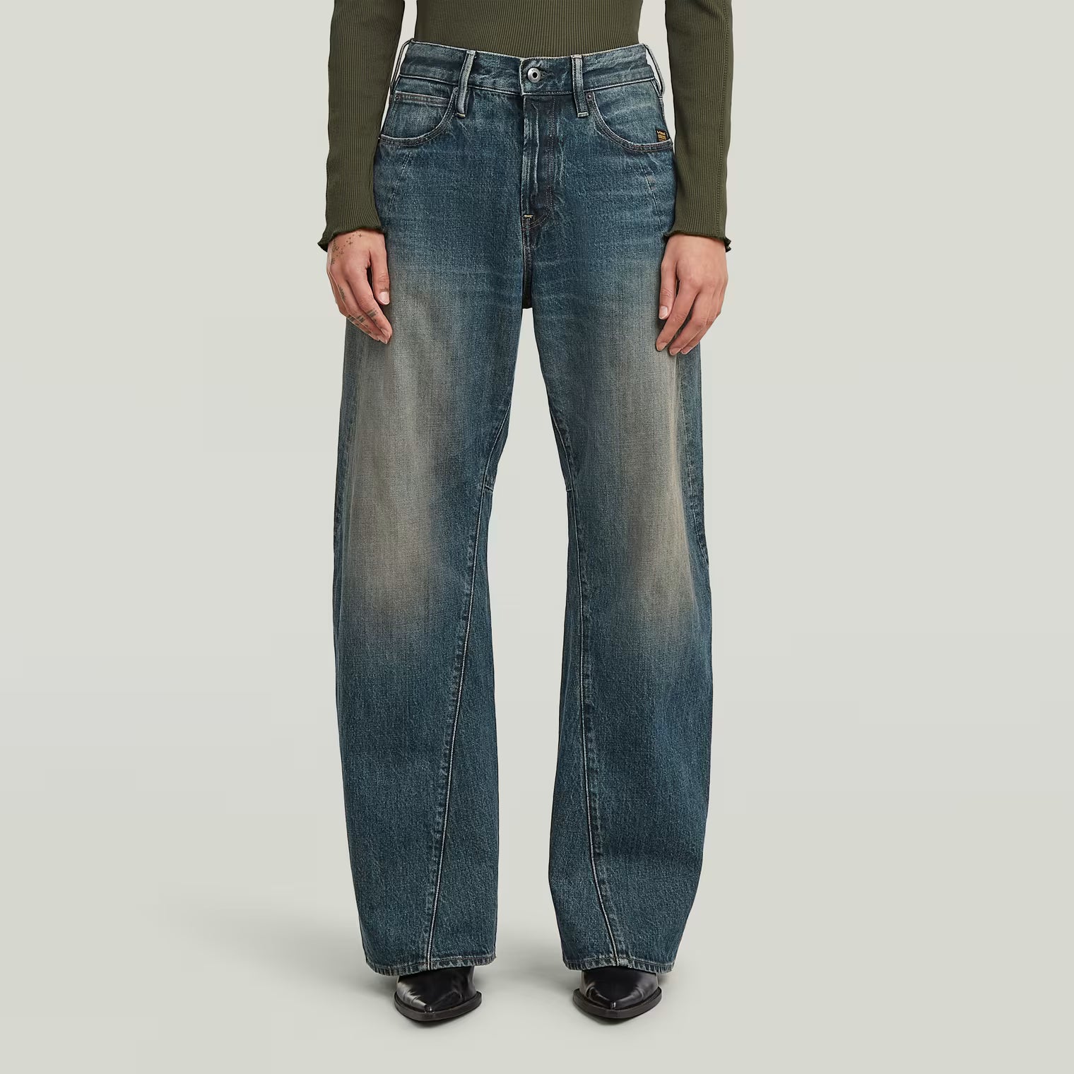 G-Star Raw - Contor 3D Wide Jean - Antique Faded Blueschist