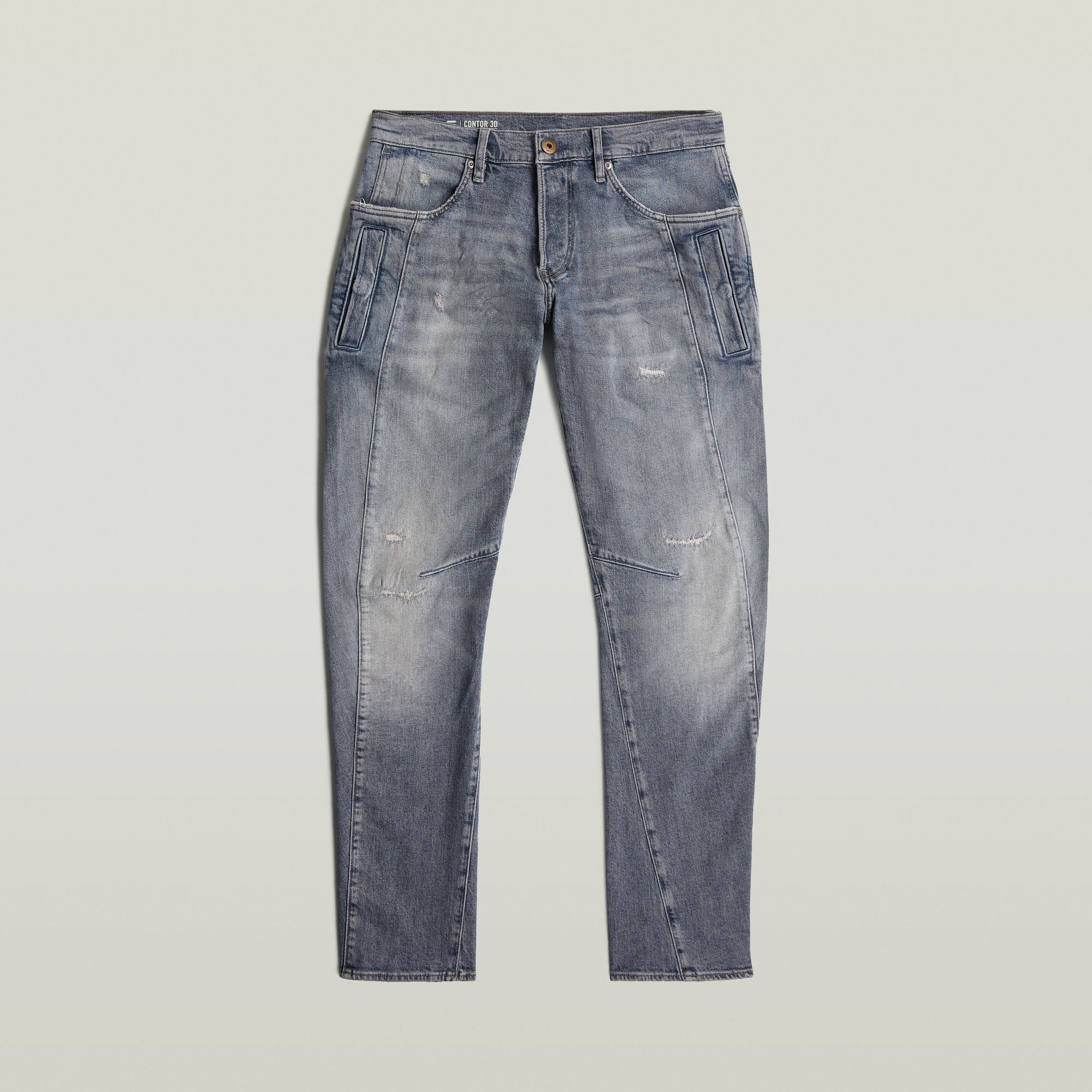 G-Star Raw - Contor 3D Slim Jean - Worn In Electric Blue Restored