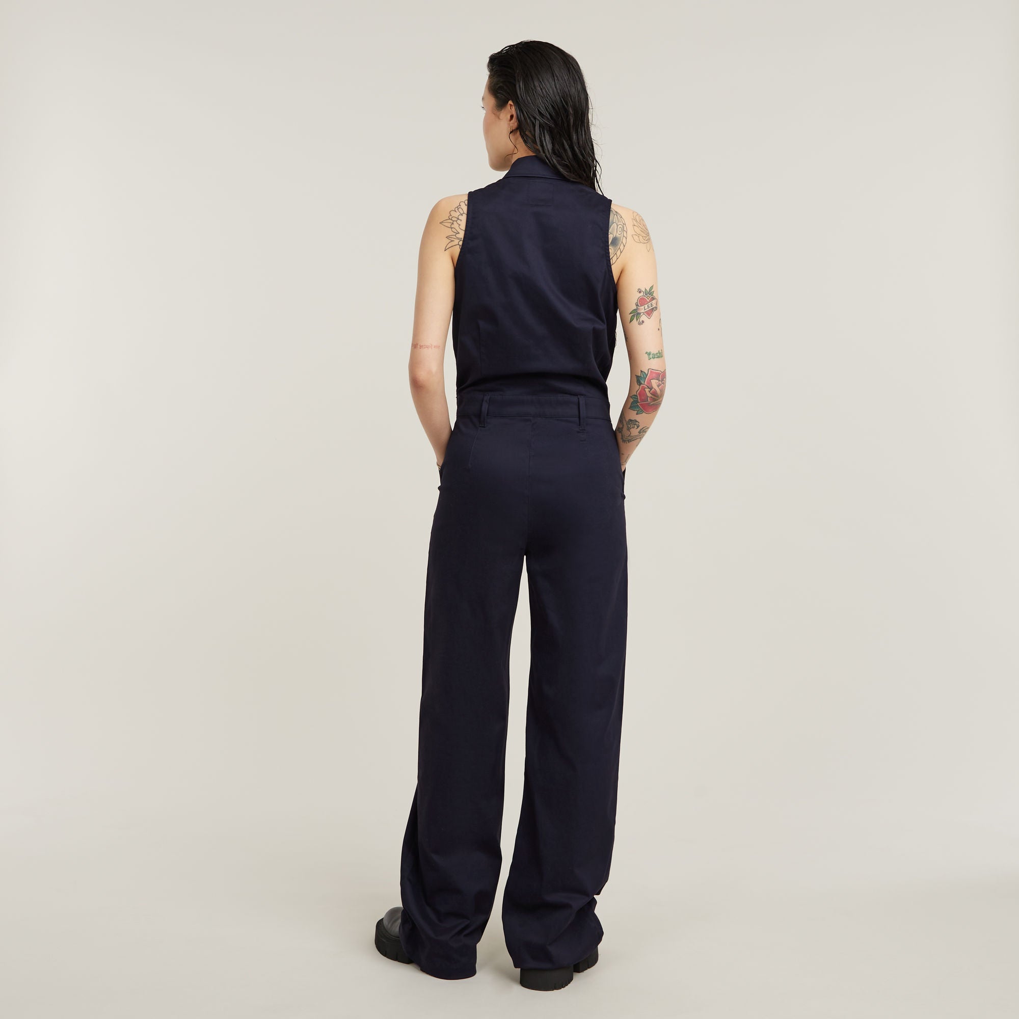 G-Star Raw - Core  Sleeveless Jumpsuit - Osaka Blue