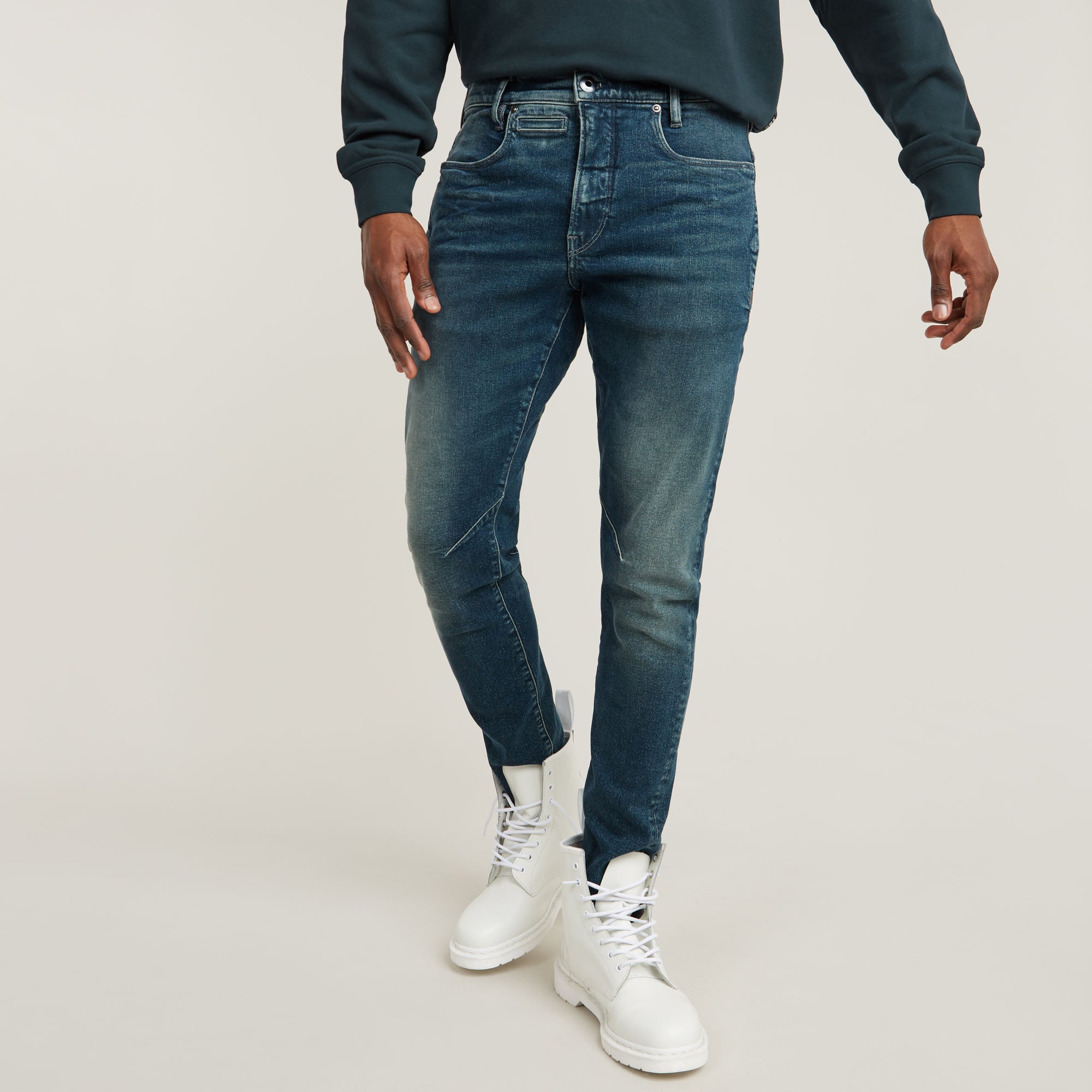 G-Star Raw - D-Staq 3D Slim Jean - Worn In Meadows