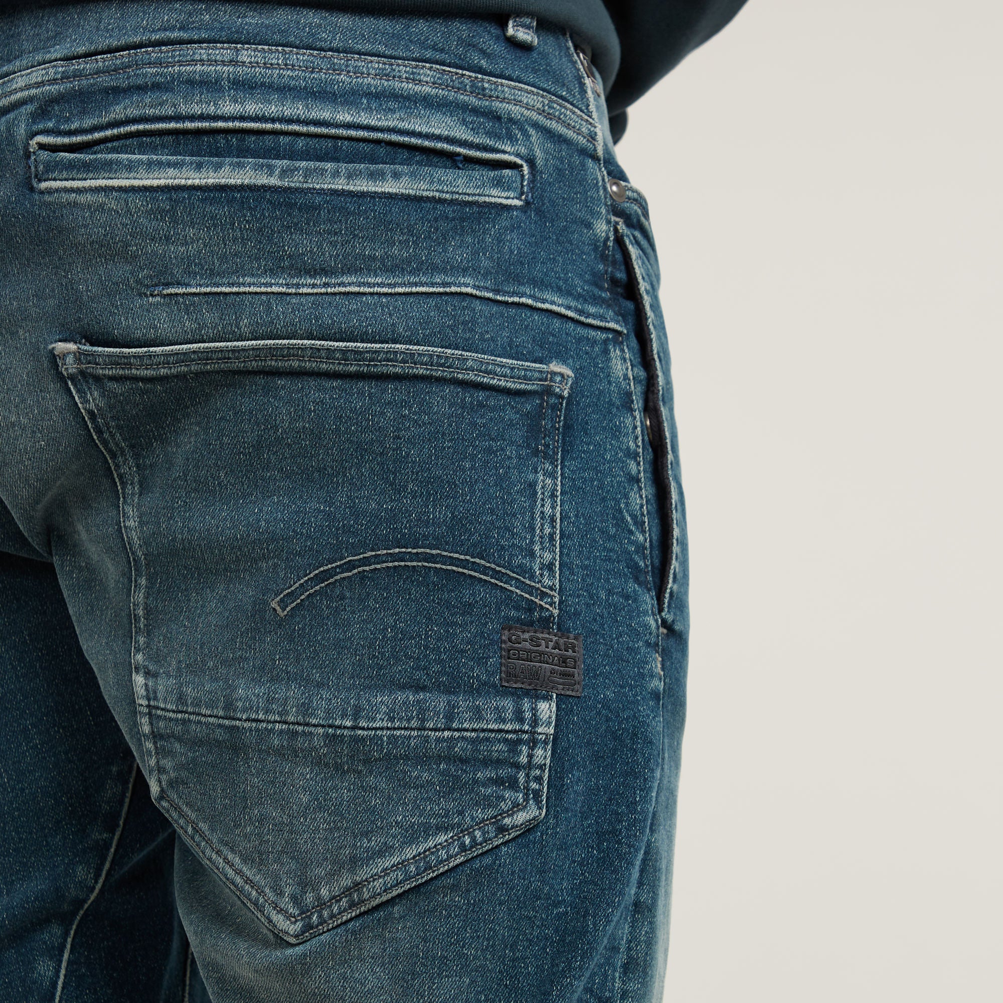 G-Star Raw - D-Staq 3D Slim Jean - Worn In Meadows