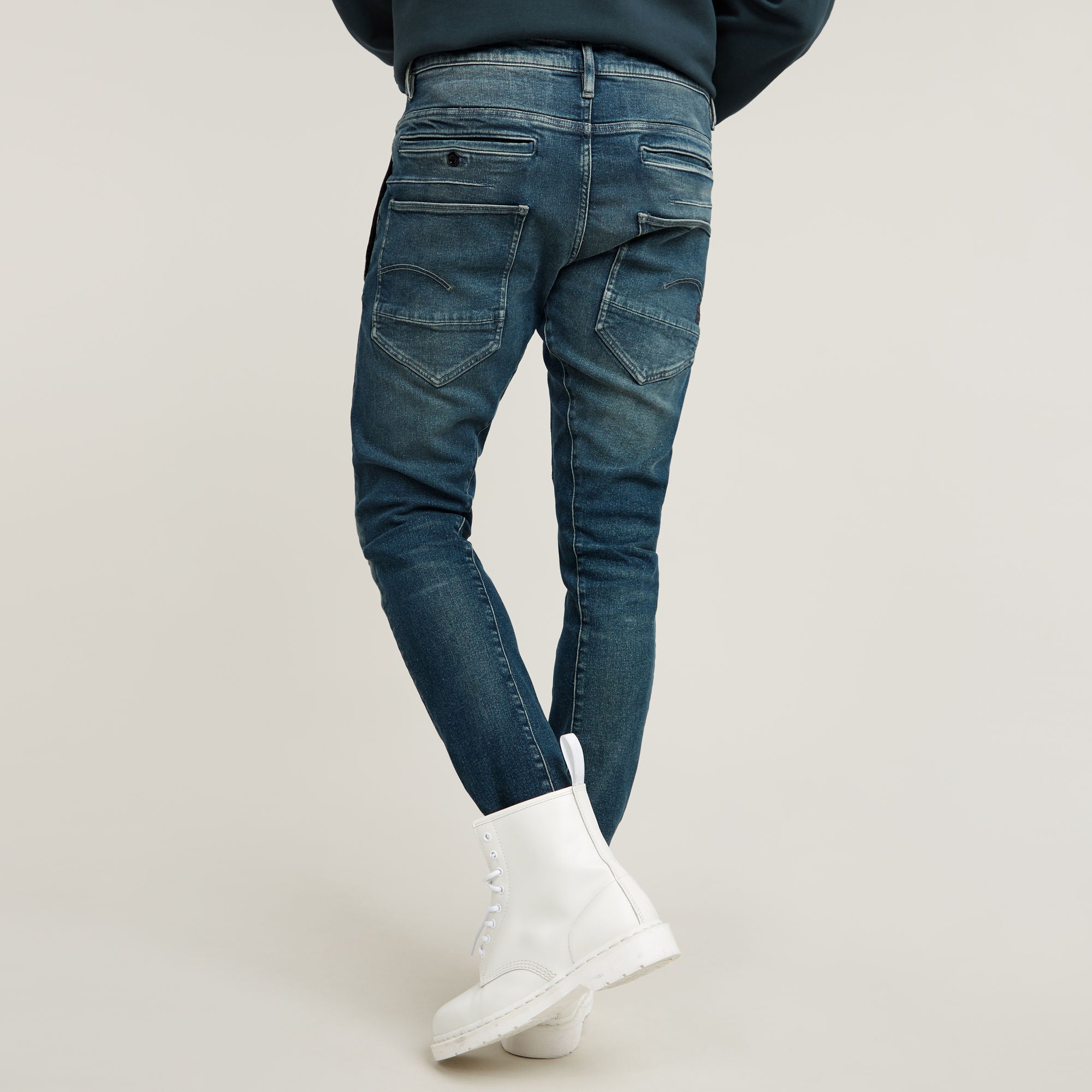 G-Star Raw - D-Staq 3D Slim Jean - Worn In Meadows