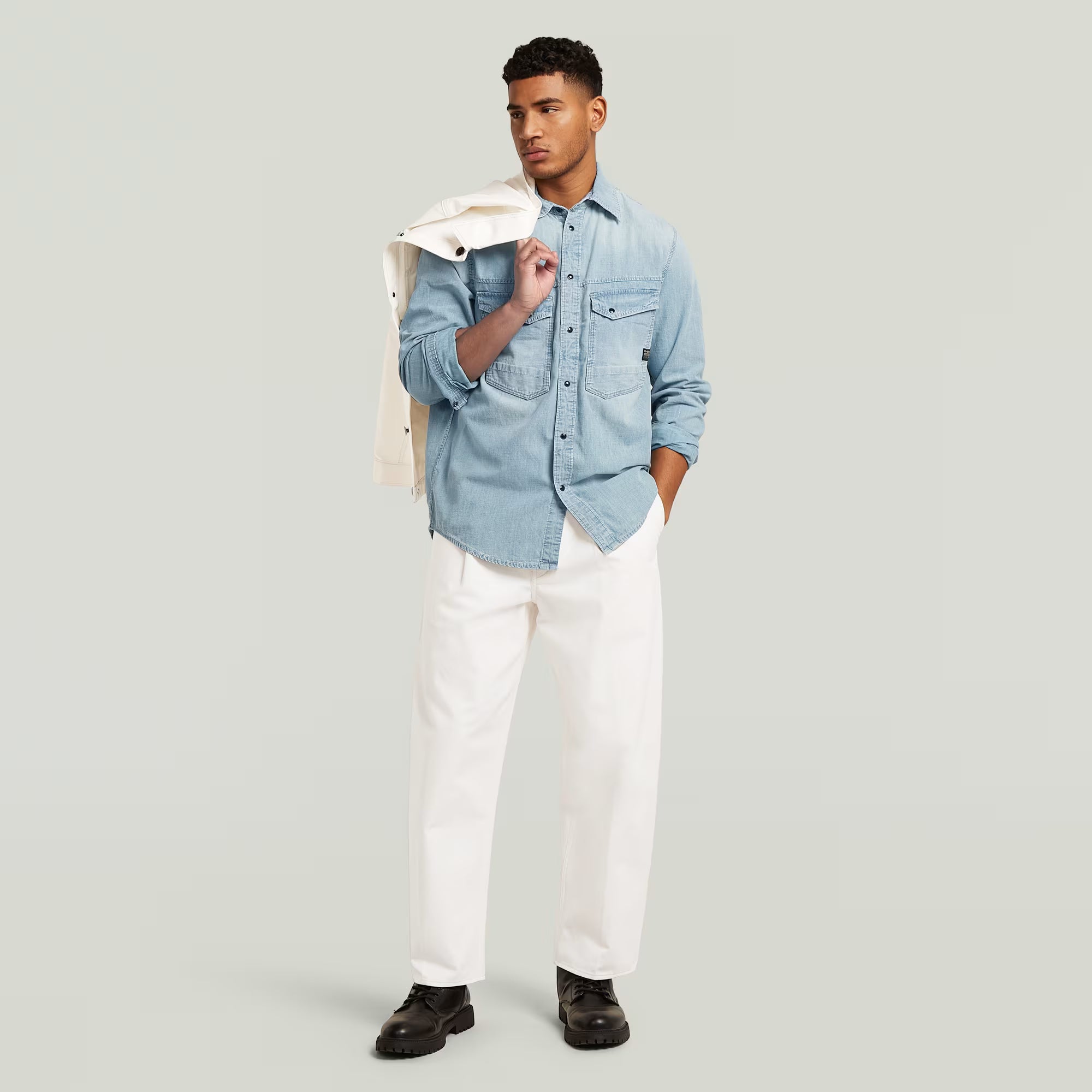 G-Star Raw - Dakota Regular LS Shirt - Vintage Mirage