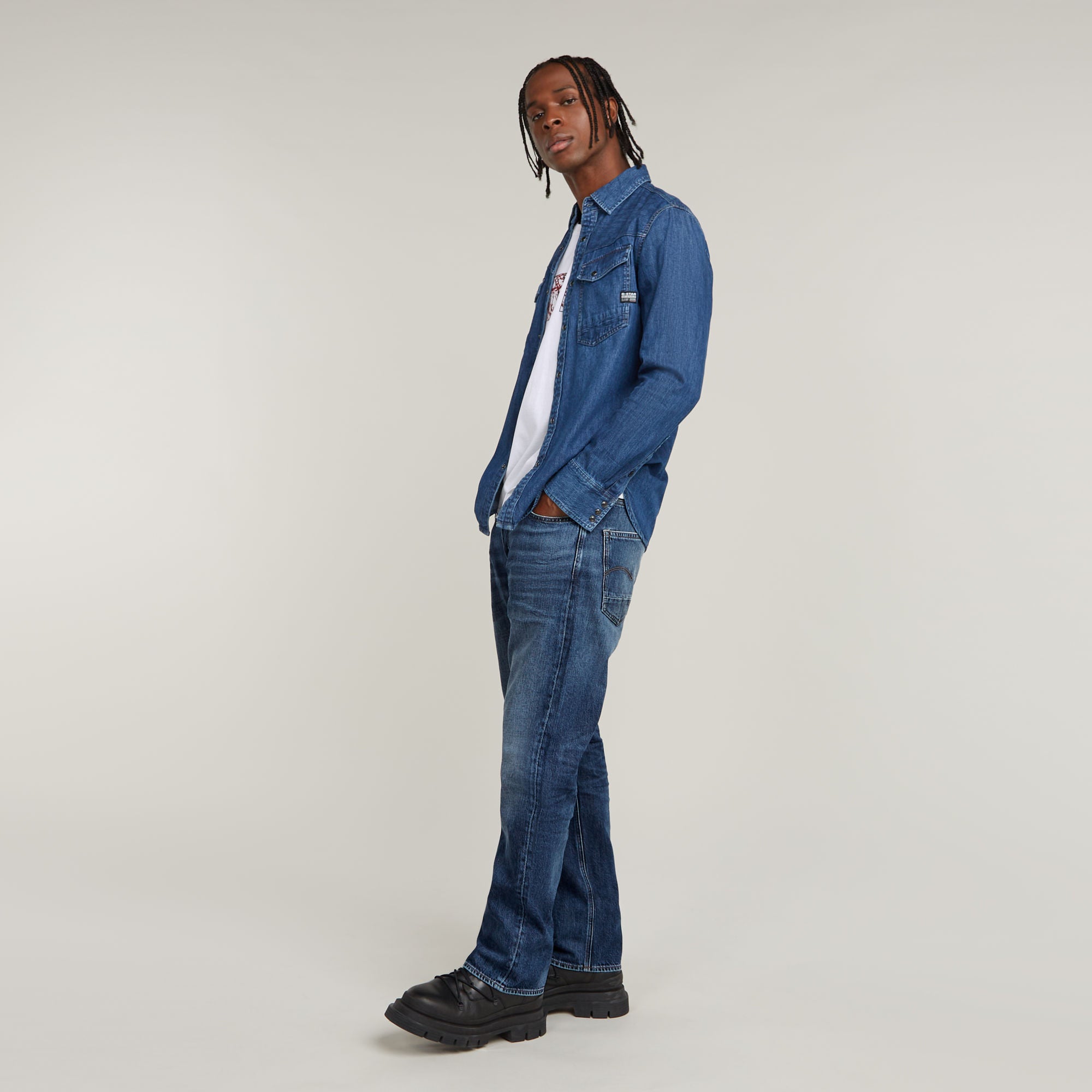 G-Star Raw - Dakota Straight Jean - Worn In Waterspouts