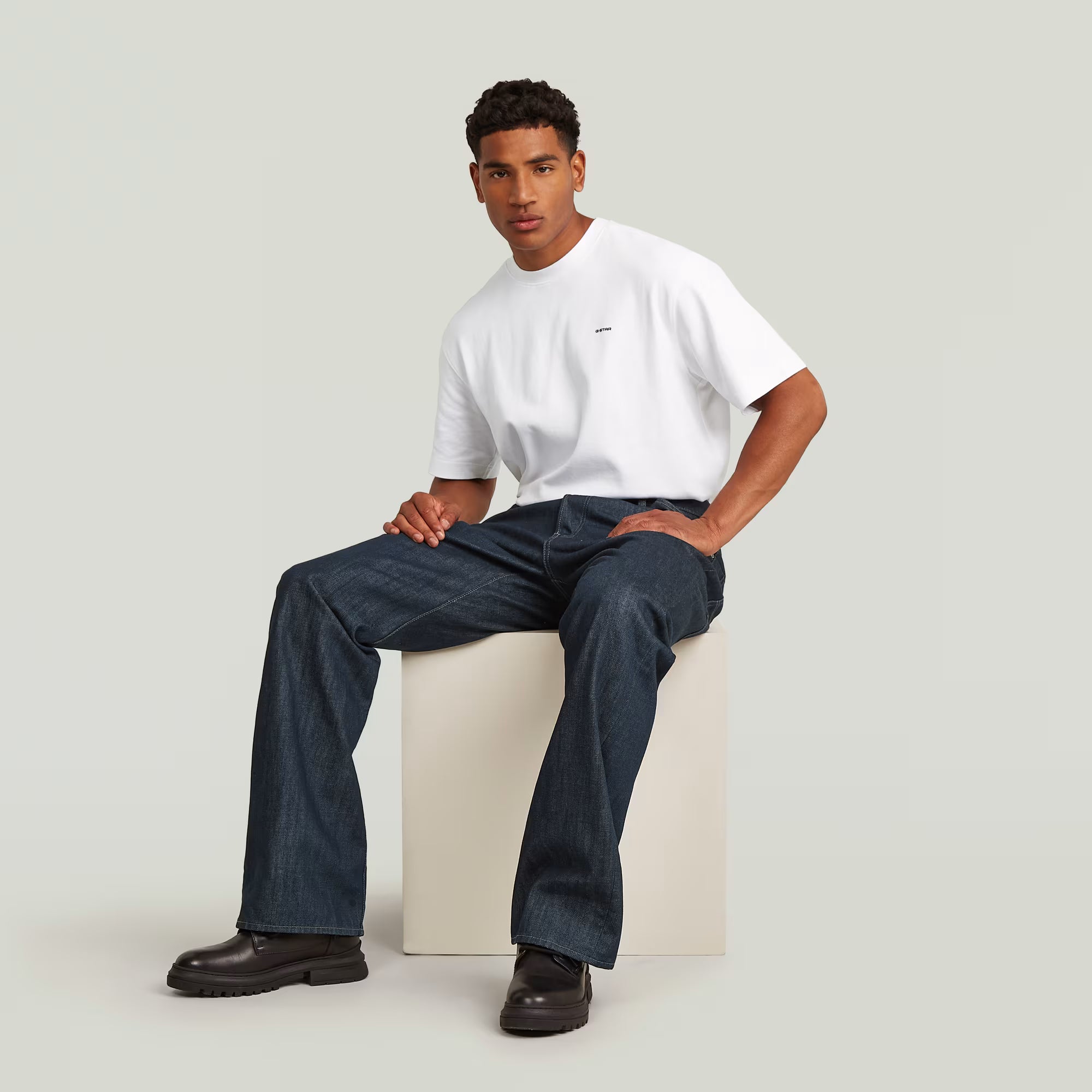 G-Star Raw - Dartt 3D Loose Bootcut Jean - Neo Raw Denim
