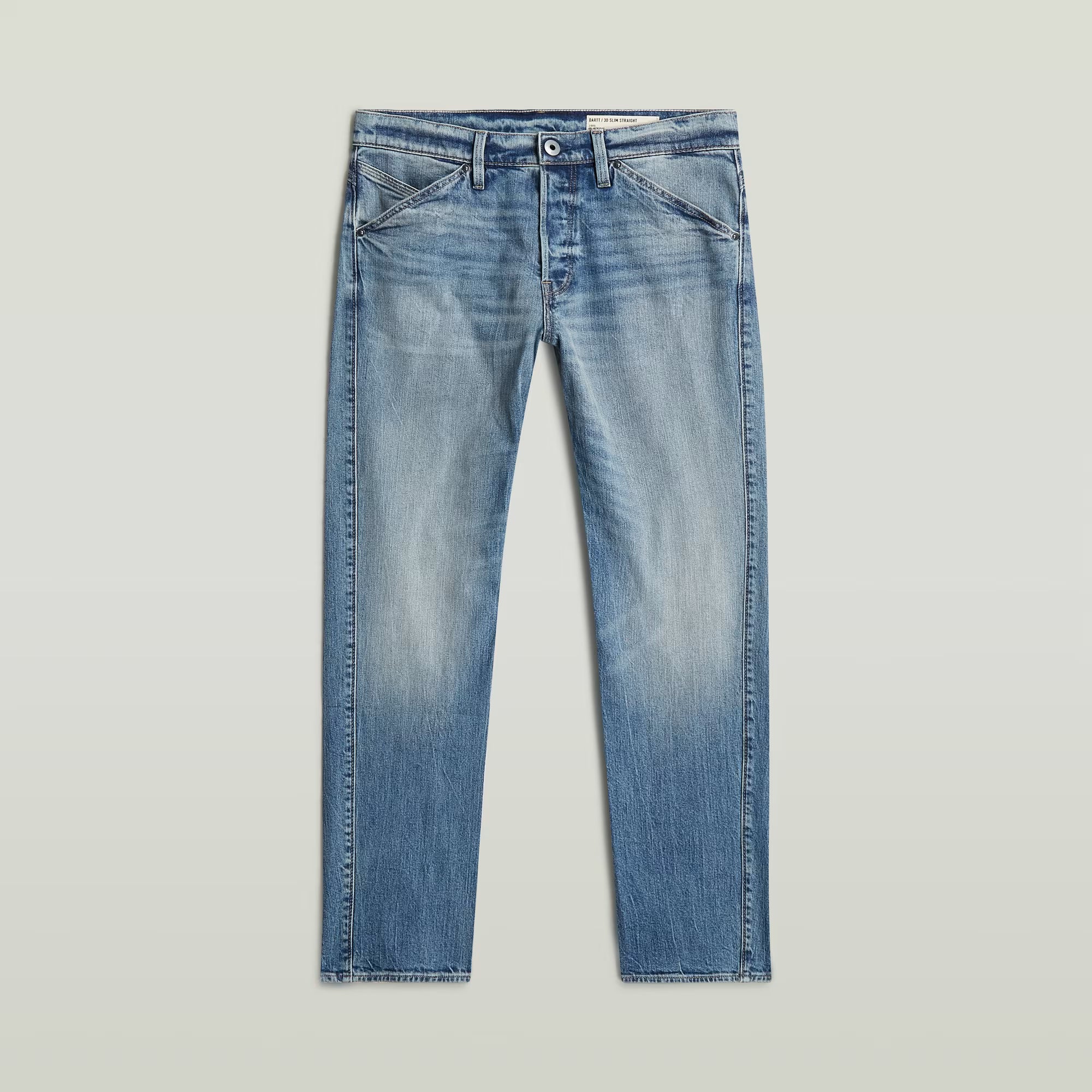 G-Star Raw - Dartt 3D Slim Straight Jean - Faded Blue Halite