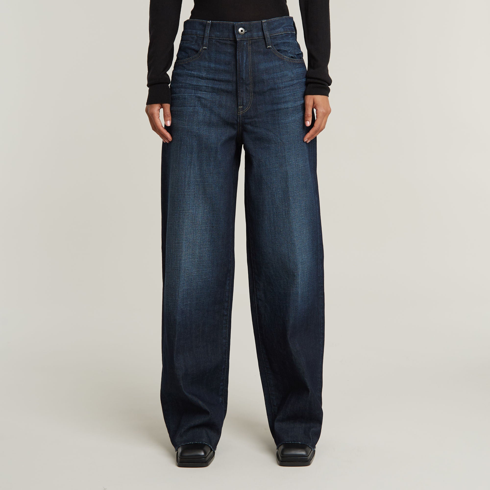 G-Star Raw - Deck 1.0 Ultra High Wide Leg Jean - Worn In Deep Forest