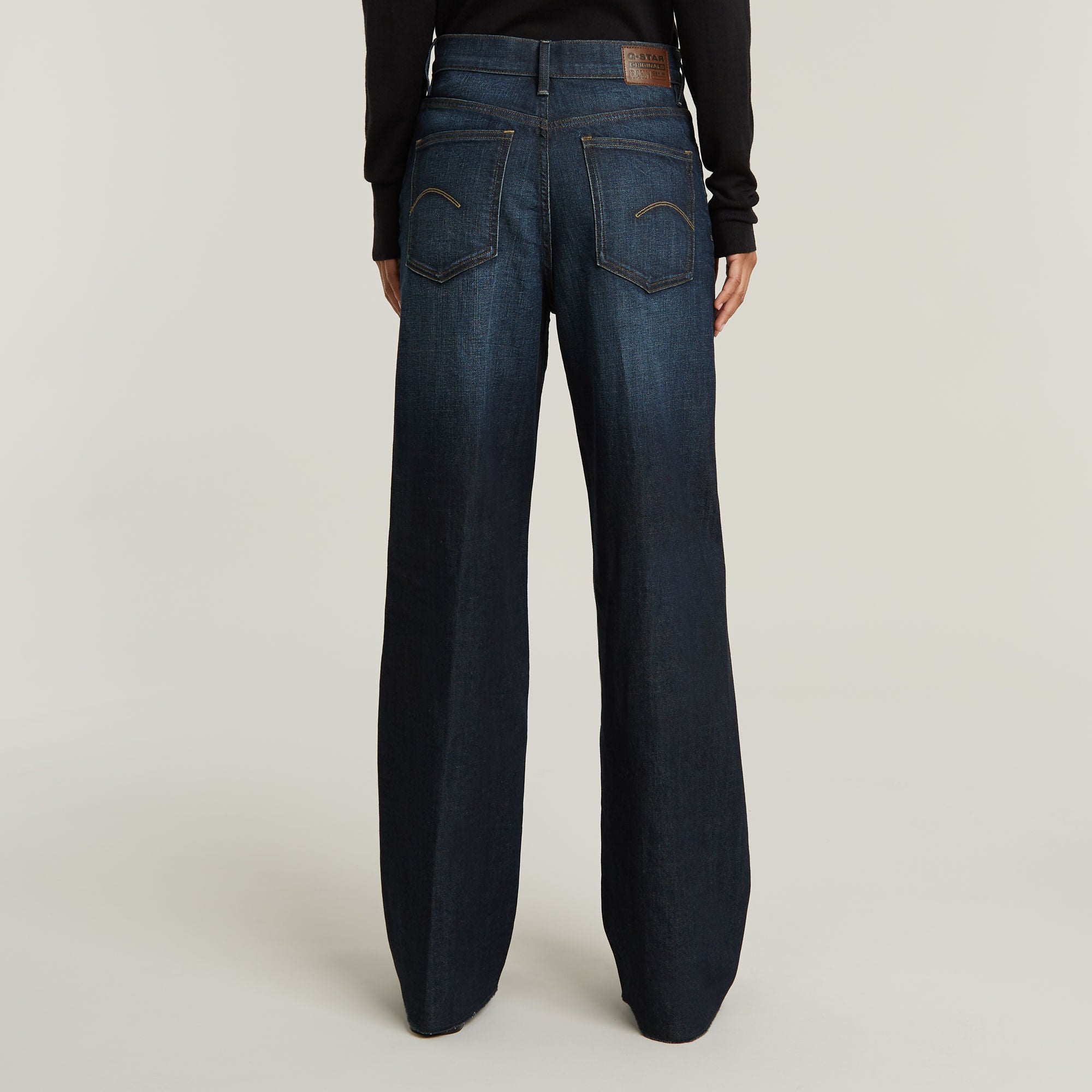 G-Star Raw - Deck 1.0 Ultra High Wide Leg Jean - Worn In Deep Forest