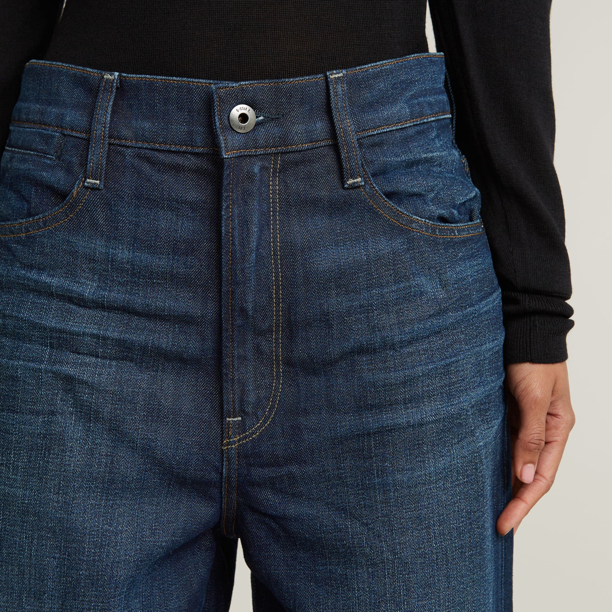 G-Star Raw - Deck 1.0 Ultra High Wide Leg Jean - Worn In Deep Forest