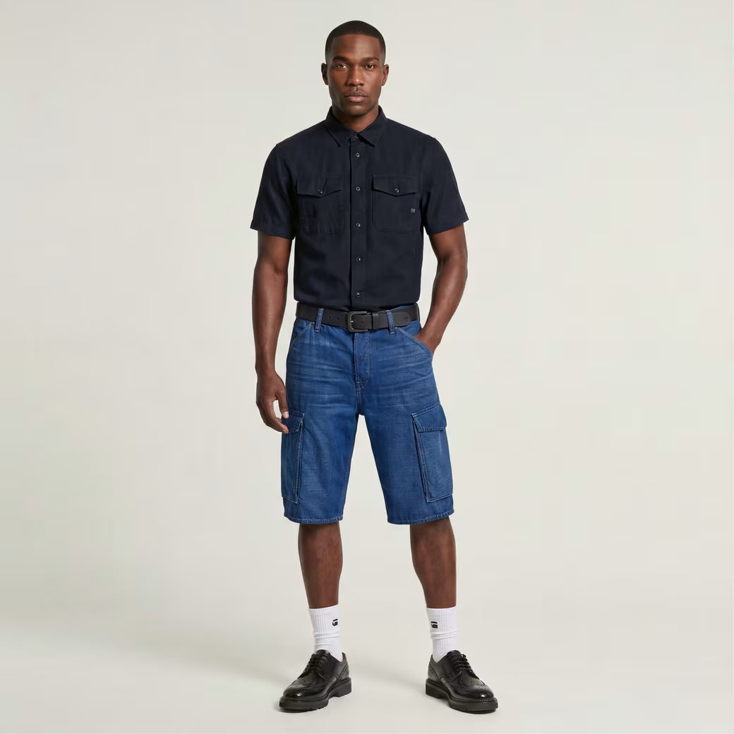 G-Star Raw - Deeggie Cargo Short - Antique Indigo GD