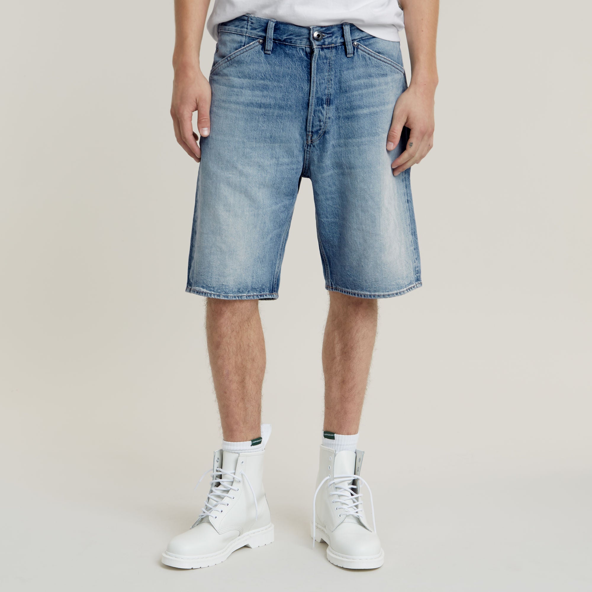 G-Star Raw - Denim Loose Short - Sun Faded Blue Donau