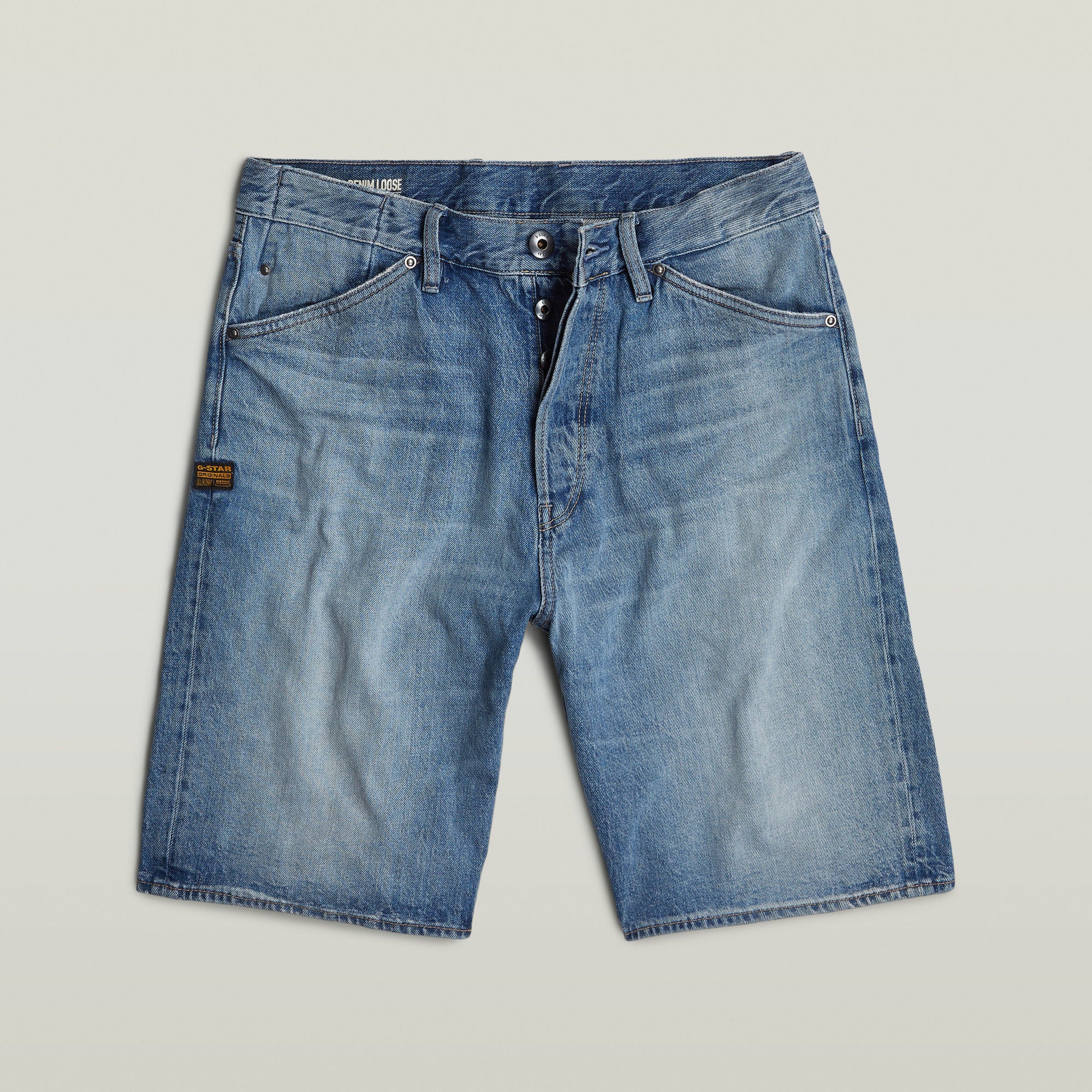 G-Star Raw - Denim Loose Short - Sun Faded Blue Donau