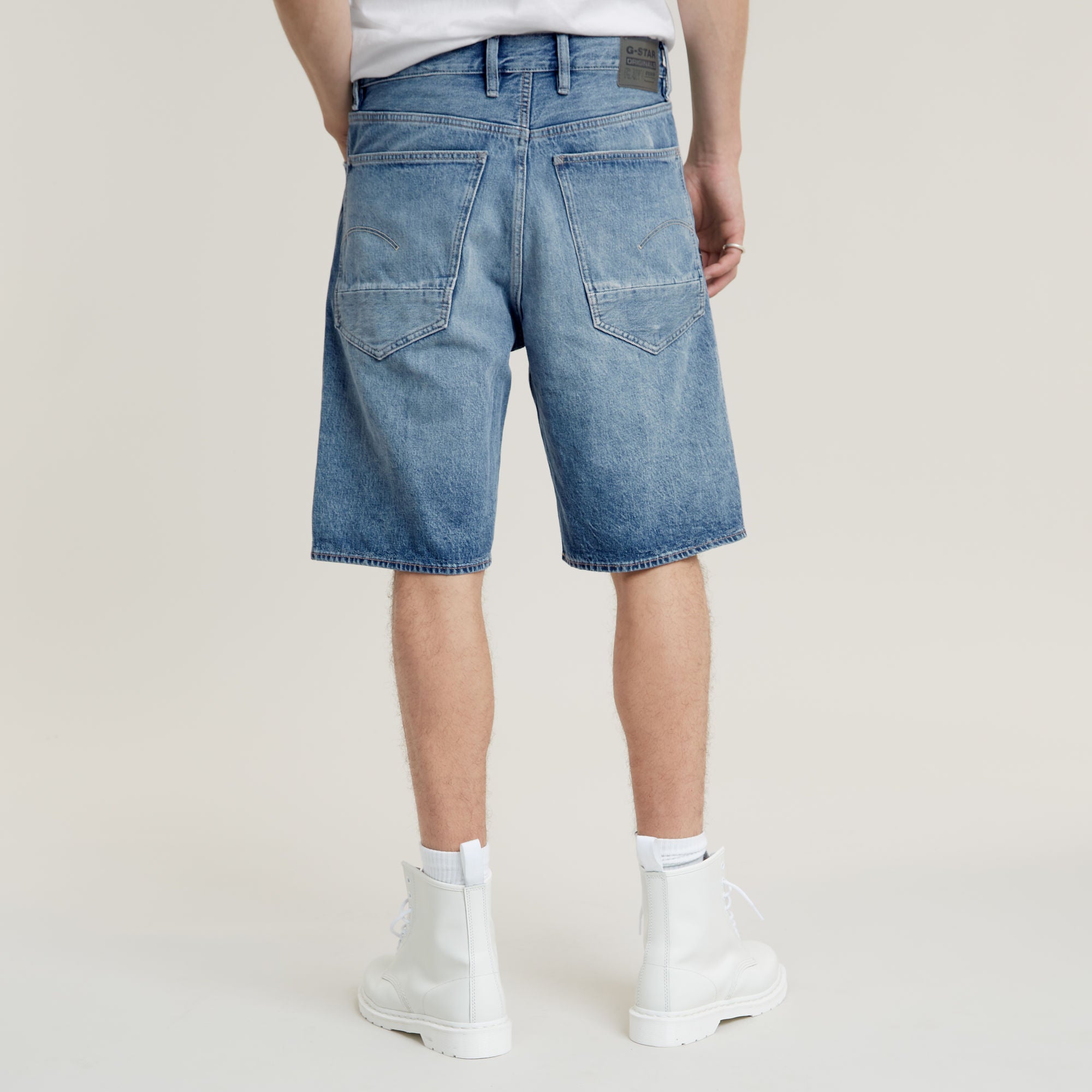 G-Star Raw - Denim Loose Short - Sun Faded Blue Donau