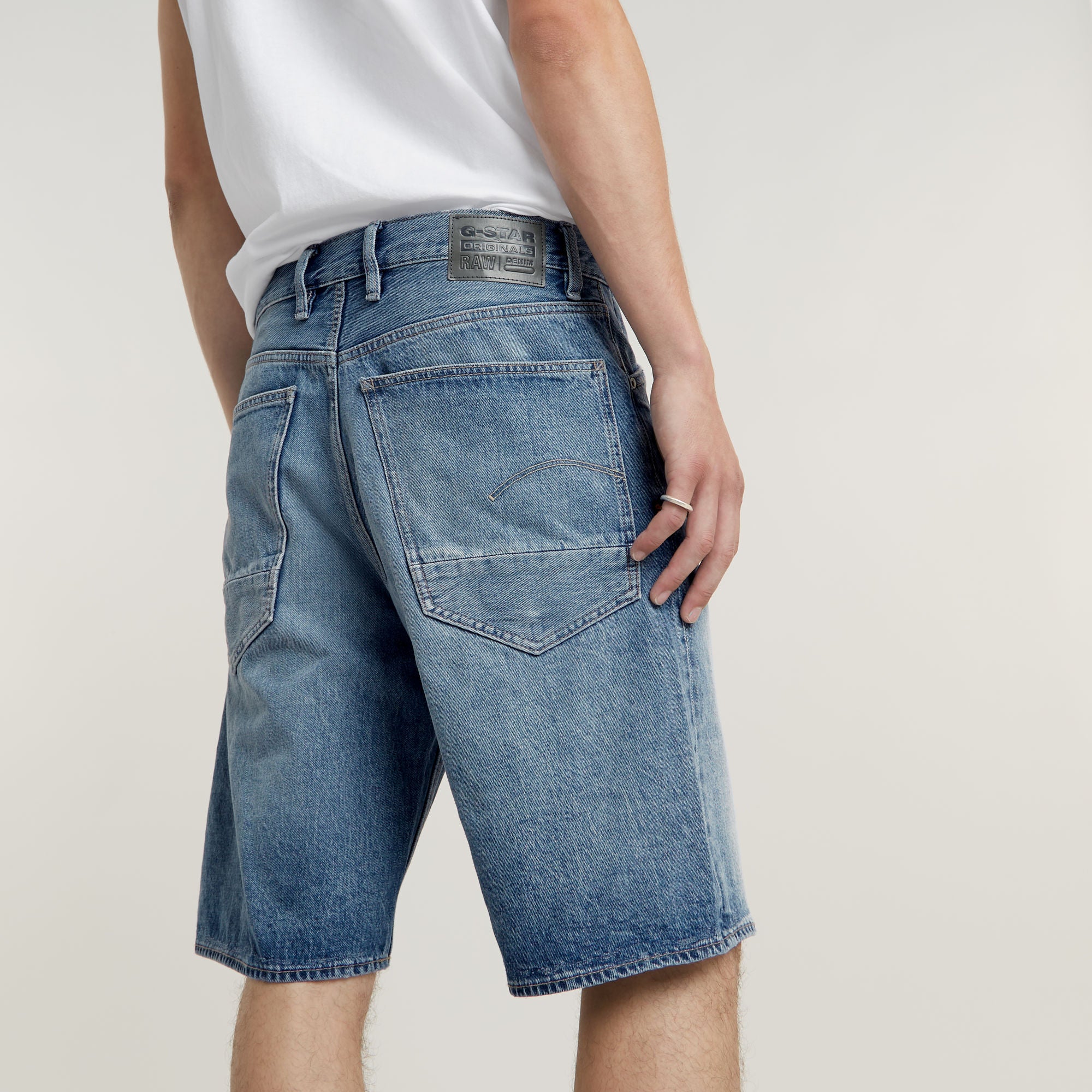 G-Star Raw - Denim Loose Short - Sun Faded Blue Donau