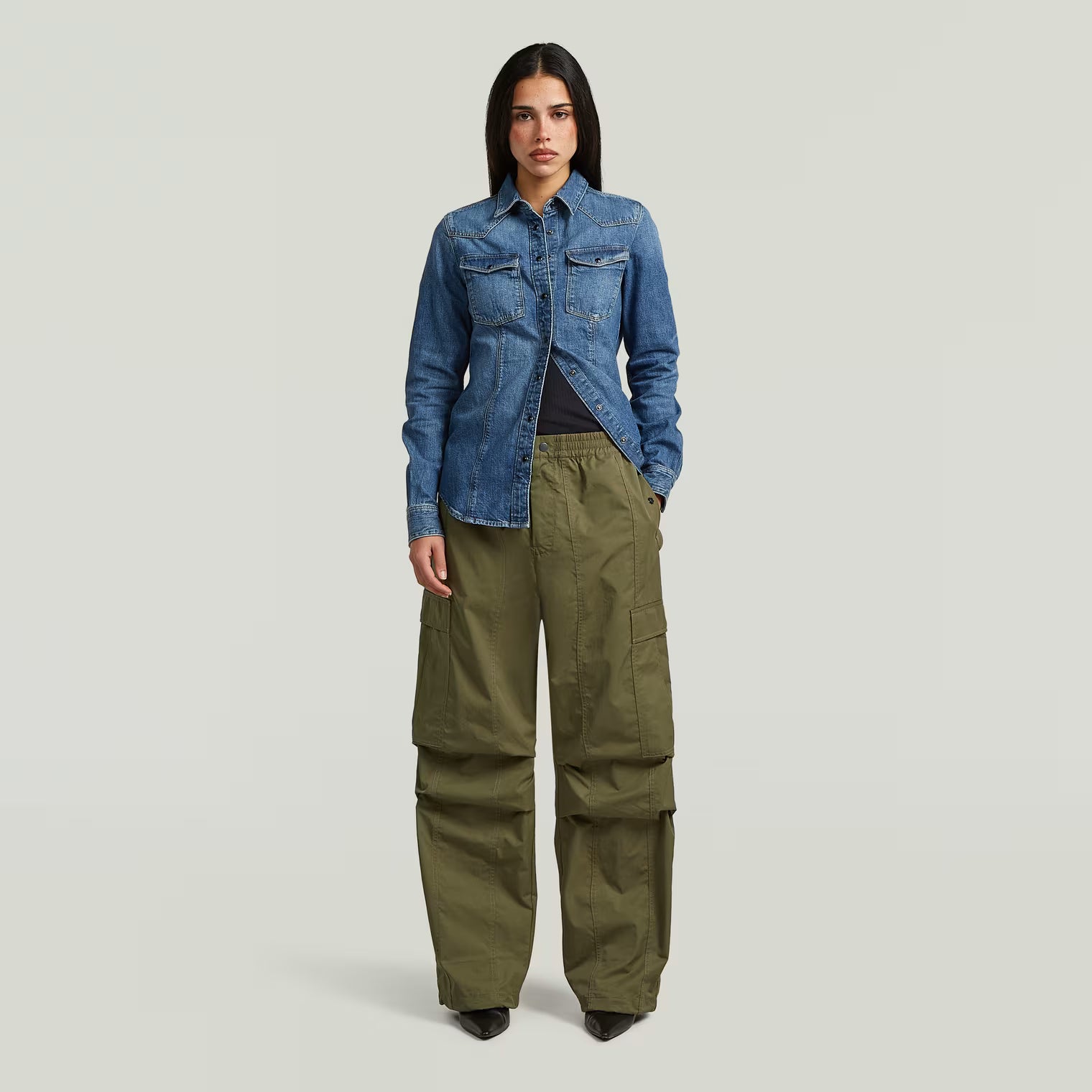 G-Star Raw - Elevated Parachute Pant - Shadow Olive