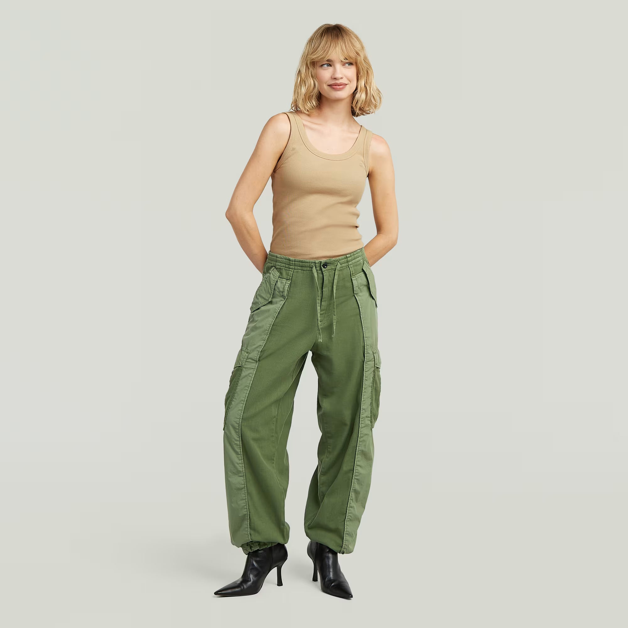 G-Star Raw - Fabric Mix Cargo Pant - Four Leaf Clover GD