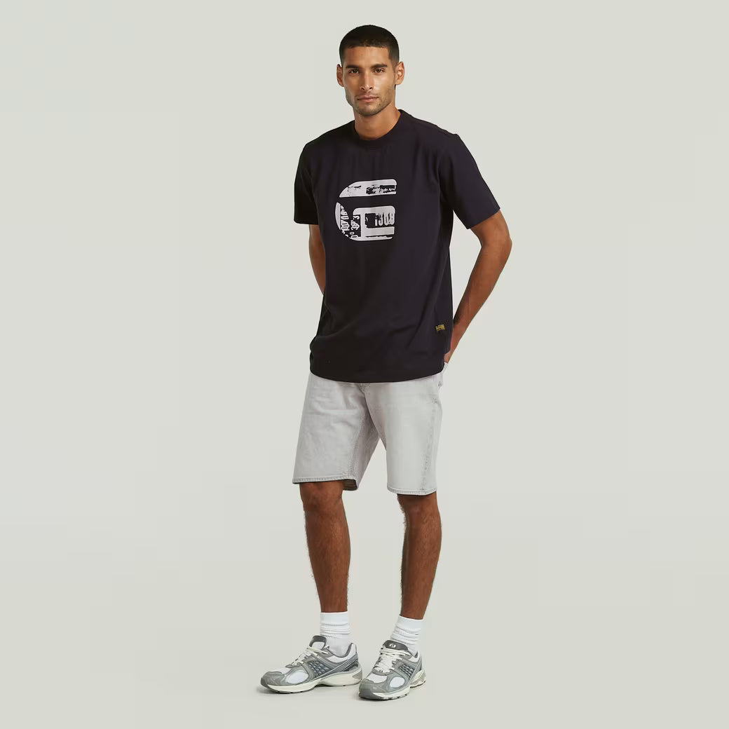 G-Star Raw - G Icon Graphic R Tee - Dark Black