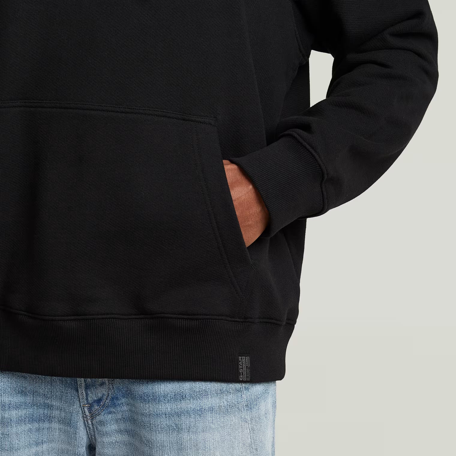 G-Star Raw - GS-01 Relaxed Hoodie - Dark Black