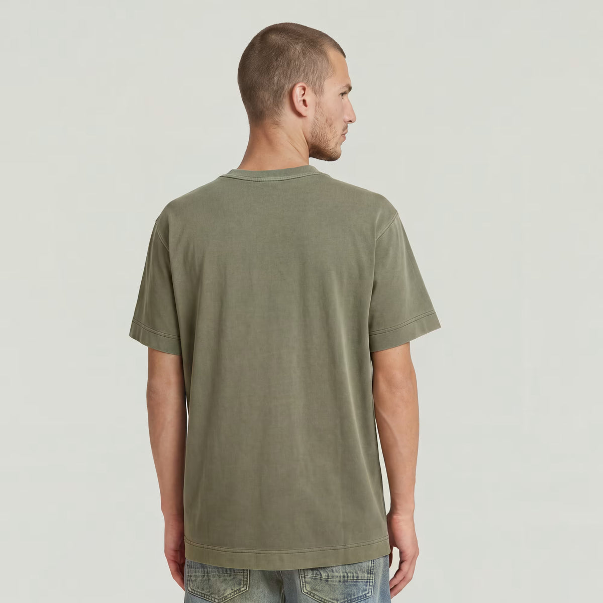 G-Star Raw - GS-01 Washed R Tee - Shadow Olive GD