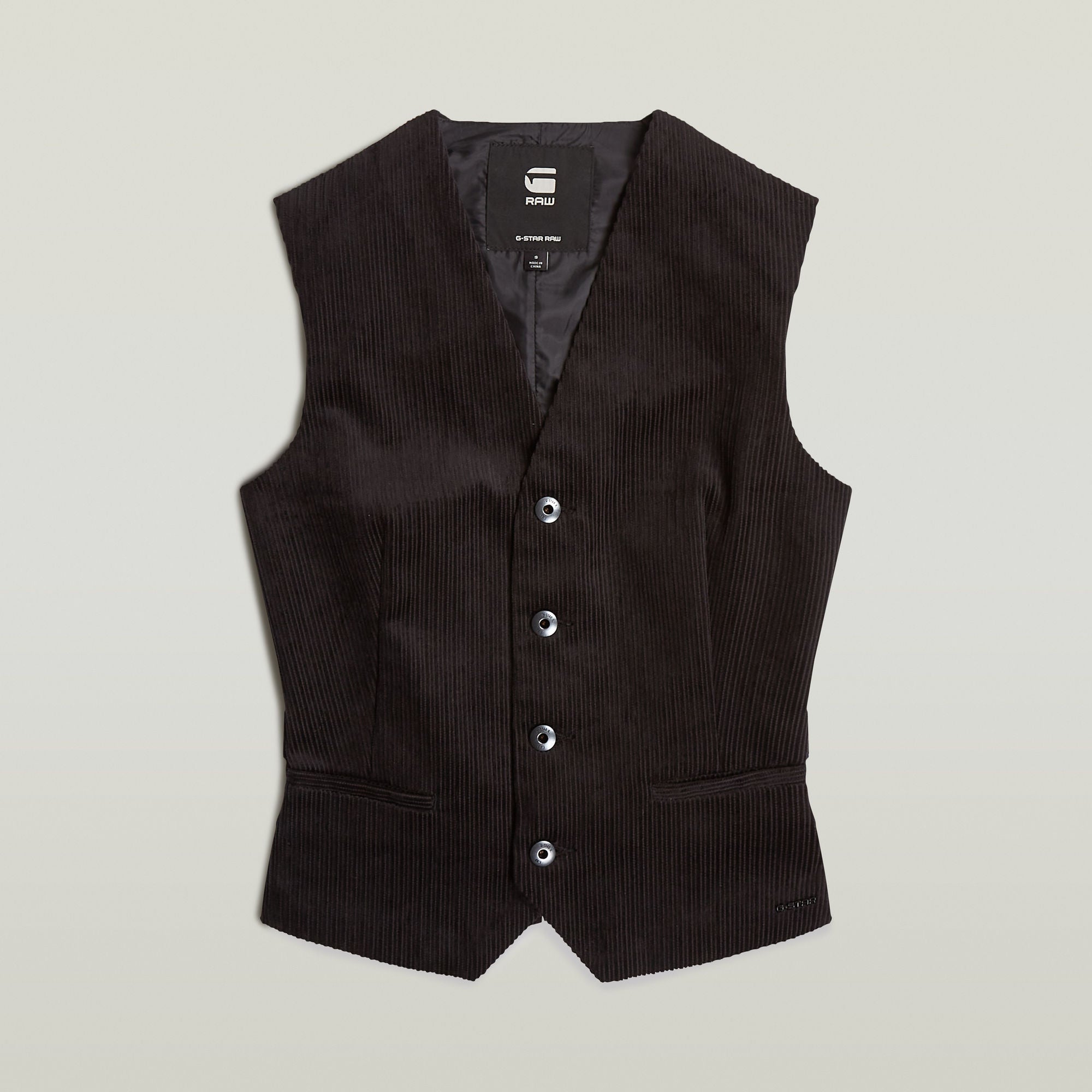 G-Star Raw - Holiday Waistcoat - Dark Black