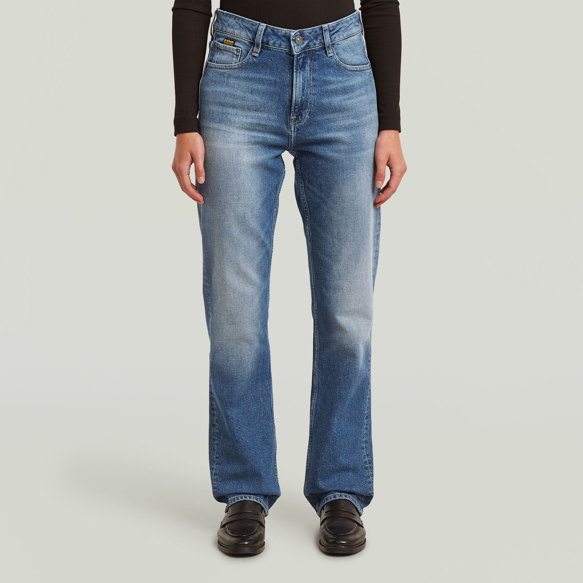 G-Star Raw - Iggie Straight Jean - Faded Antalya Blue