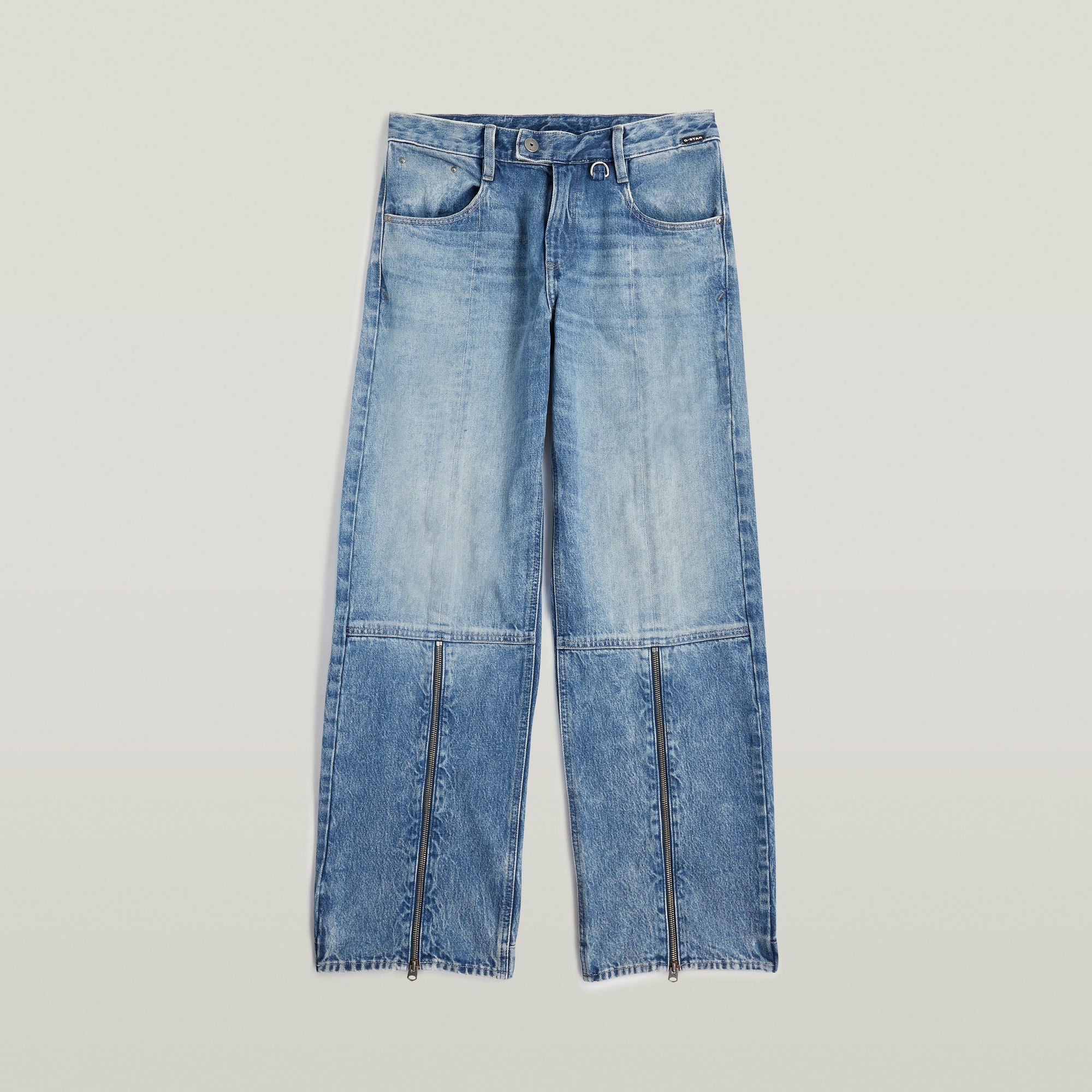 G-Star Raw - Judee Biker Low Waist Loose Jean - Sun Faded Blue Donau