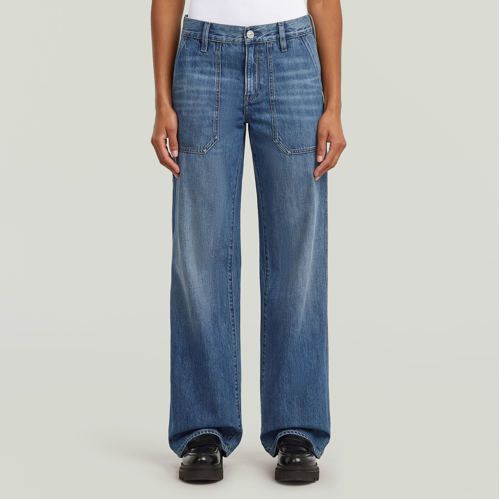 G-Star Raw - Judee Carpenter Loose Jean - Faded Cliffside Blue