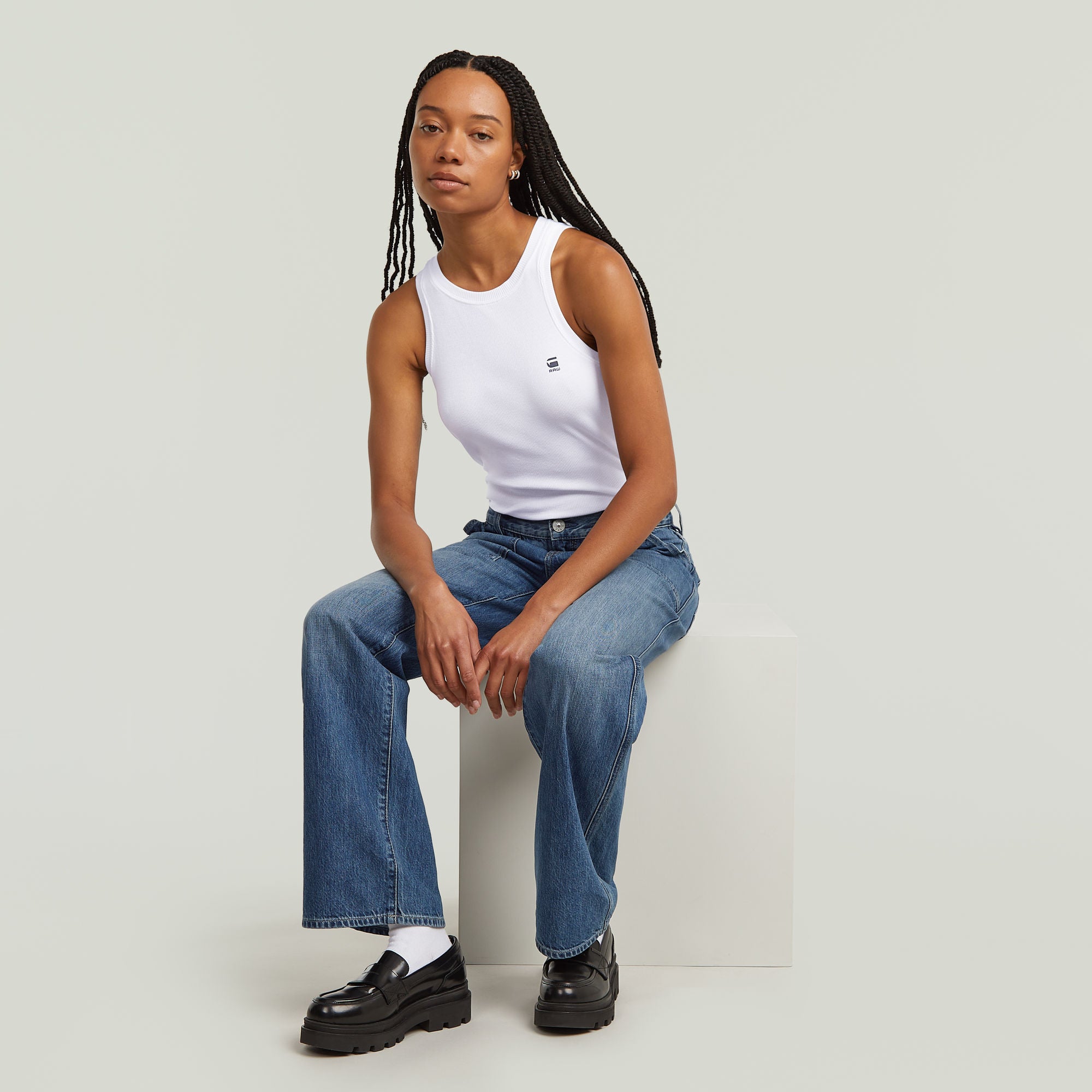 G-Star Raw - Judee Carpenter Loose Jean - Faded Cliffside Blue