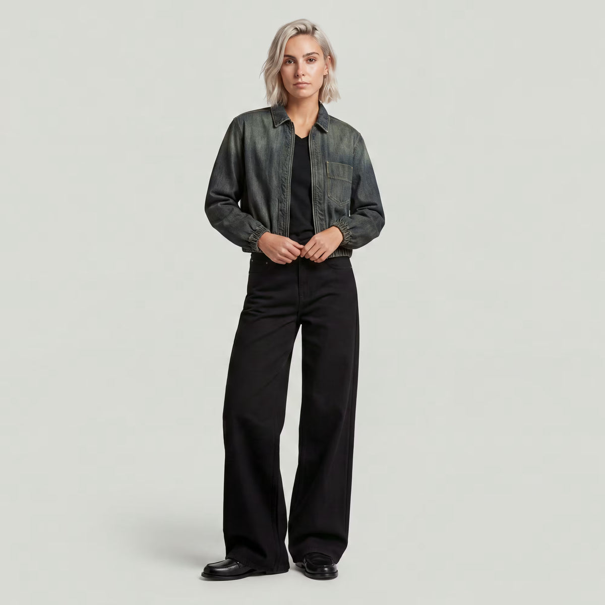 G-Star Raw - Judee Loose Jean - Neo Black Denim
