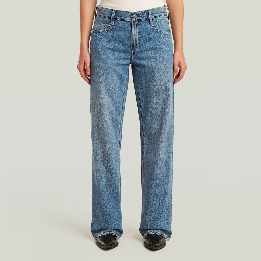 G-Star Raw - Judee Low Waist Loose Jean - Faded Blue Glacier