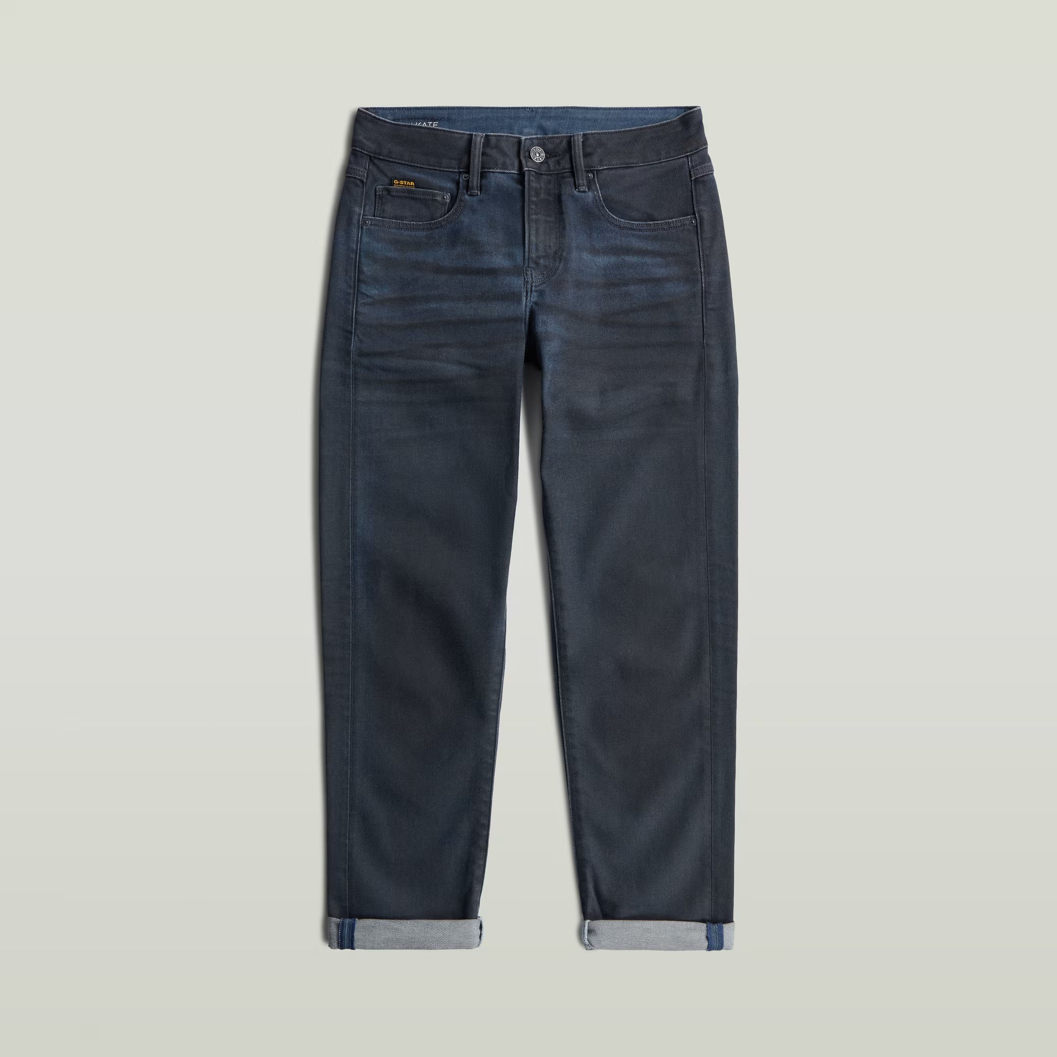 G-Star Raw - Kate Boyfriend Jean - Rinsed Ink Blue Coated