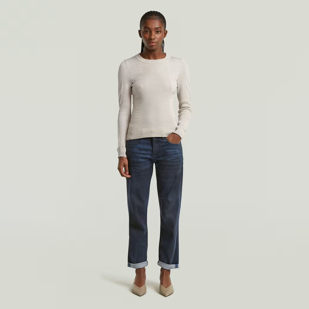 G-Star Raw - Kate Boyfriend Jean - Rinsed Ink Blue Coated