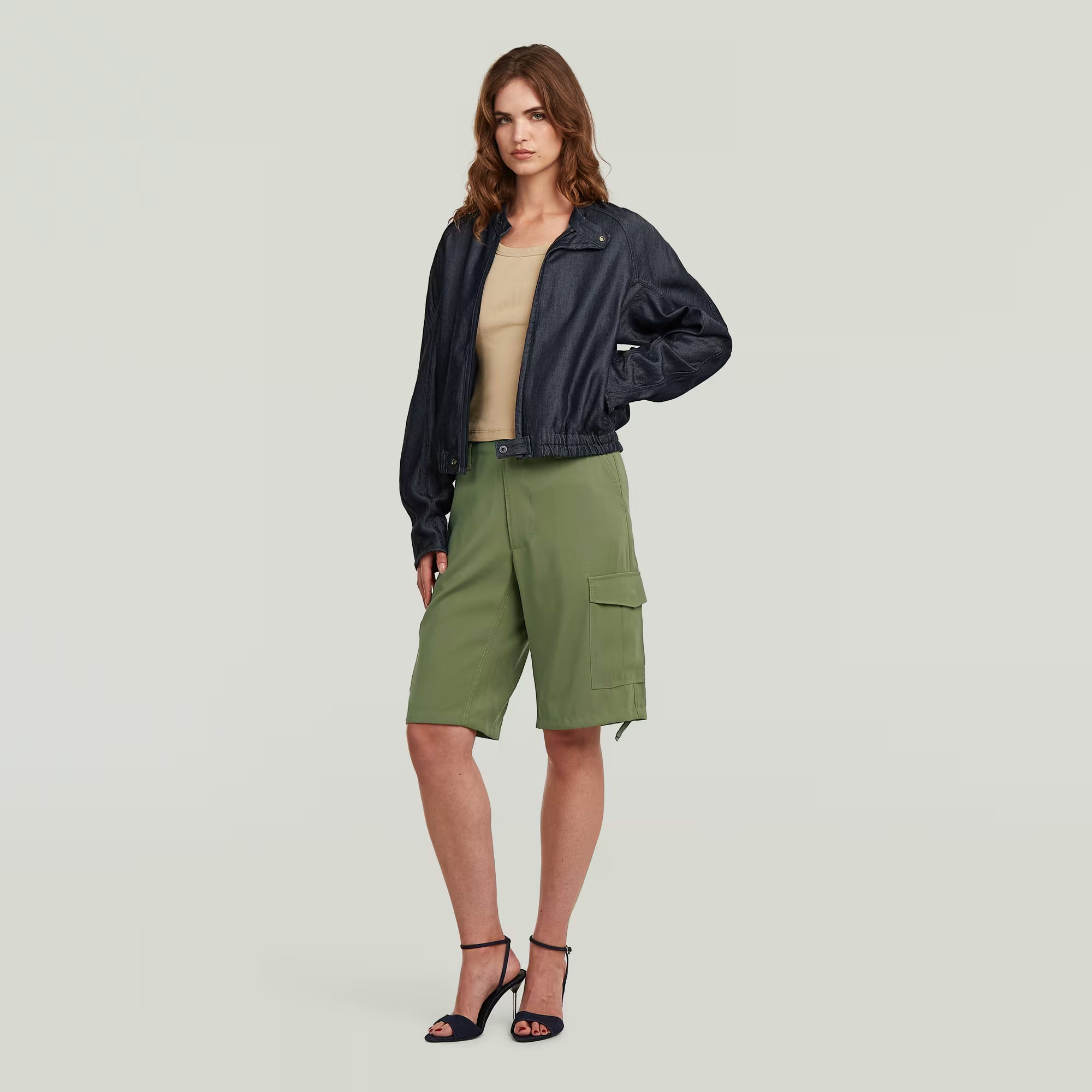 G-Star Raw - Lightweight Summer Bomber Jacket - Rinsed