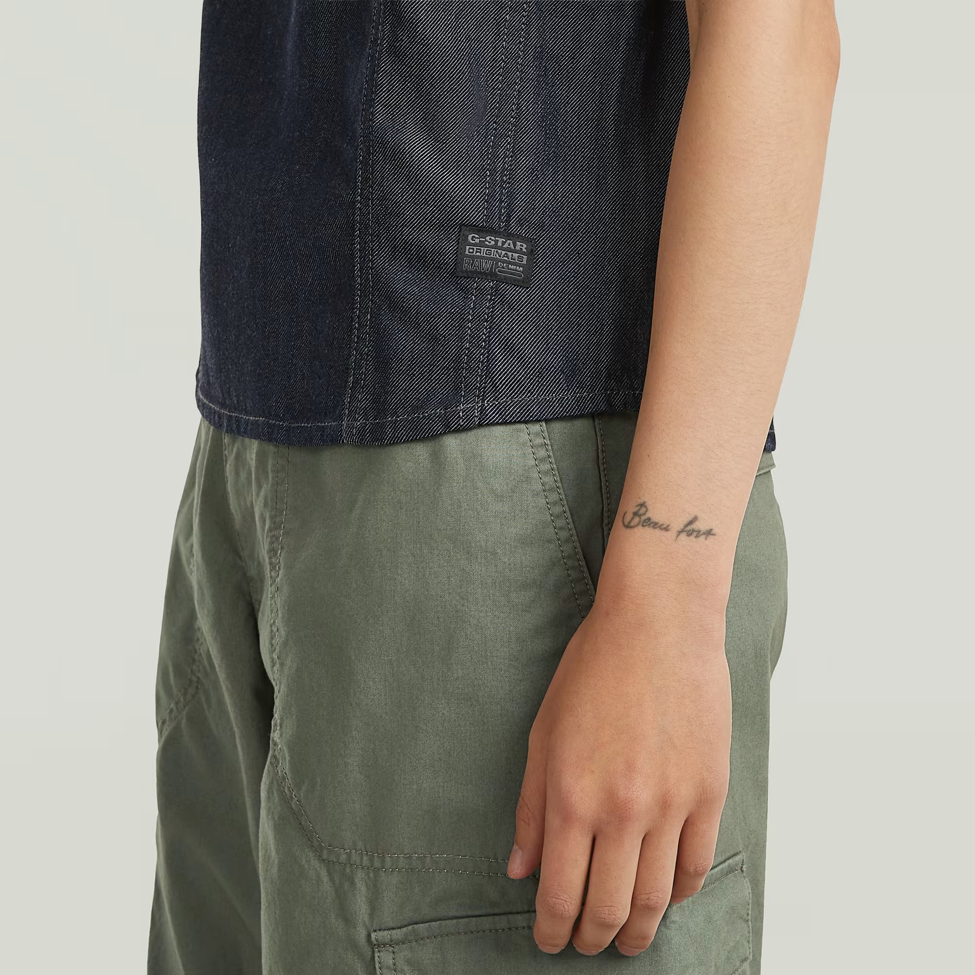 G-Star Raw - Lightweight Woven Top - Rinsed