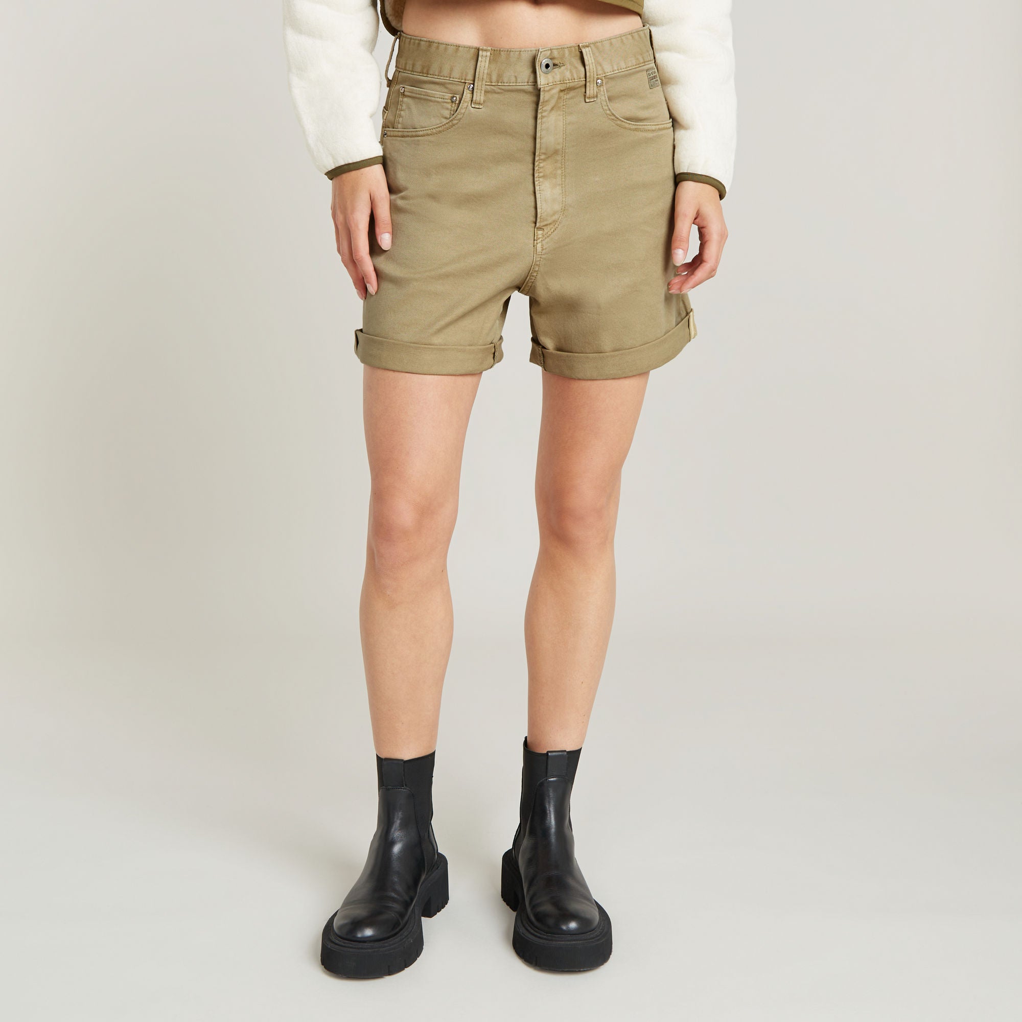 G-Star Raw - Loose 5-Pocket Short - Light Moss GD