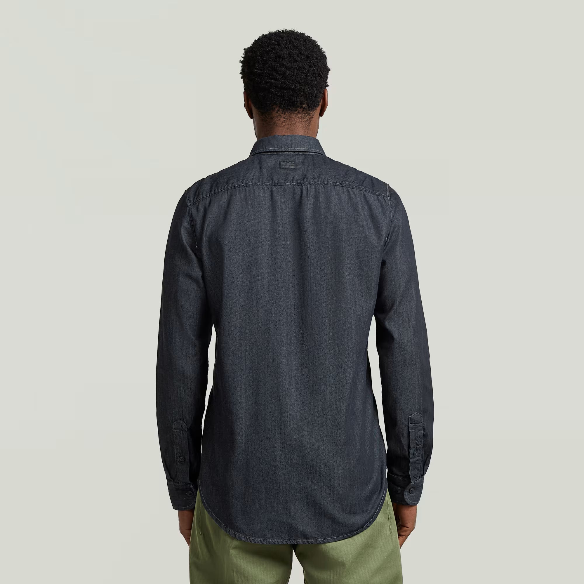 G-Star Raw - Marine Lightweight Slim LS Shirt - Rinsed