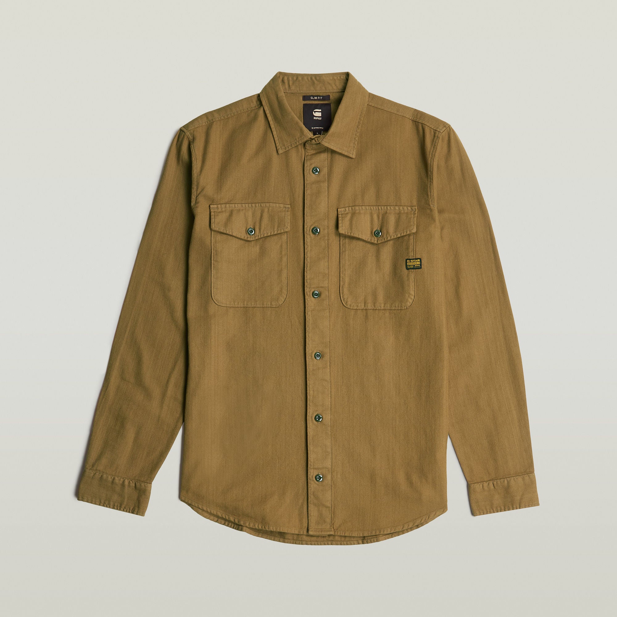 G-Star Raw - Marine Slim LS Shirt - Dark Fawn GD